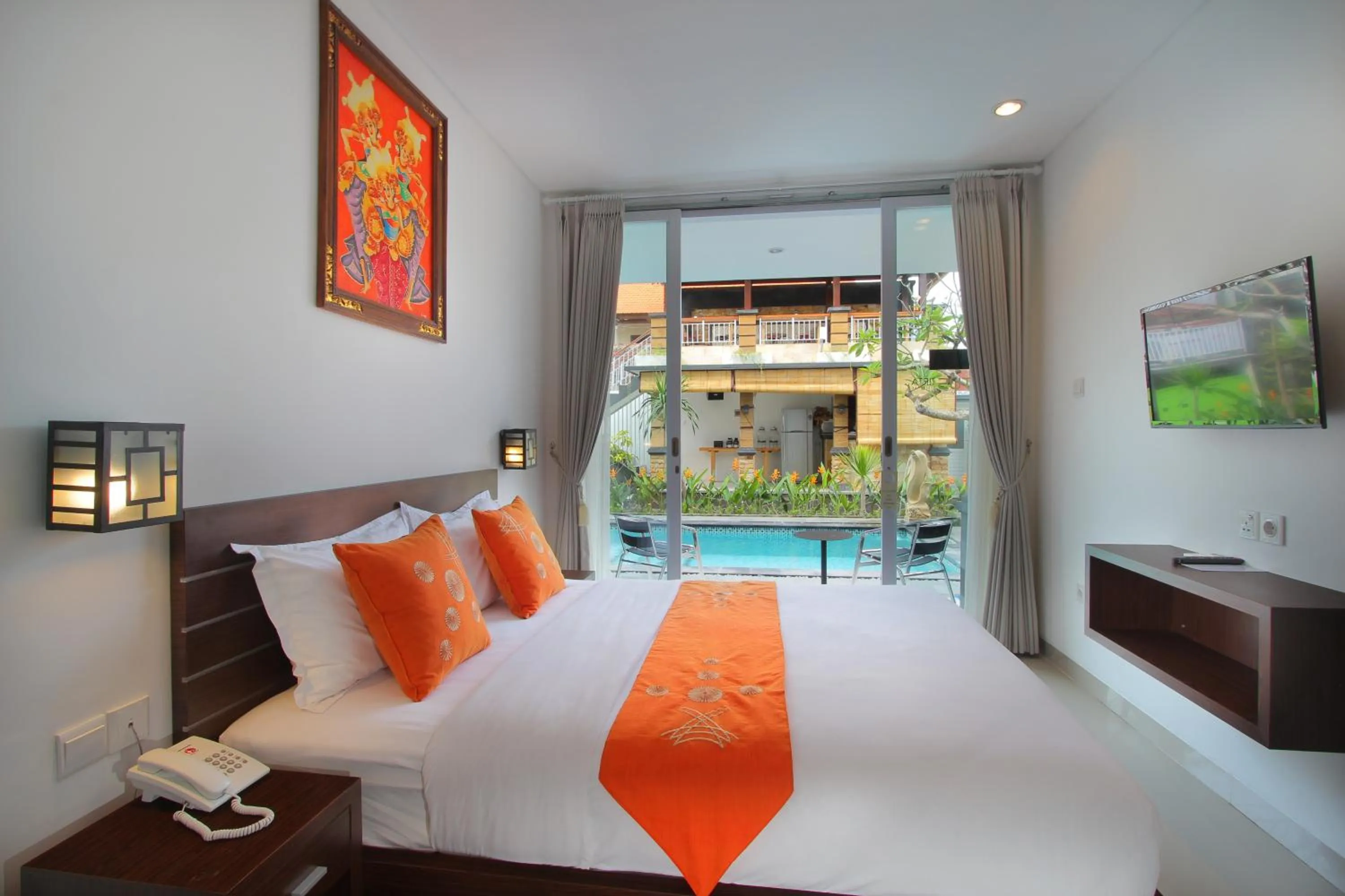 Bedroom, Bed in Lotus Tirta Seminyak