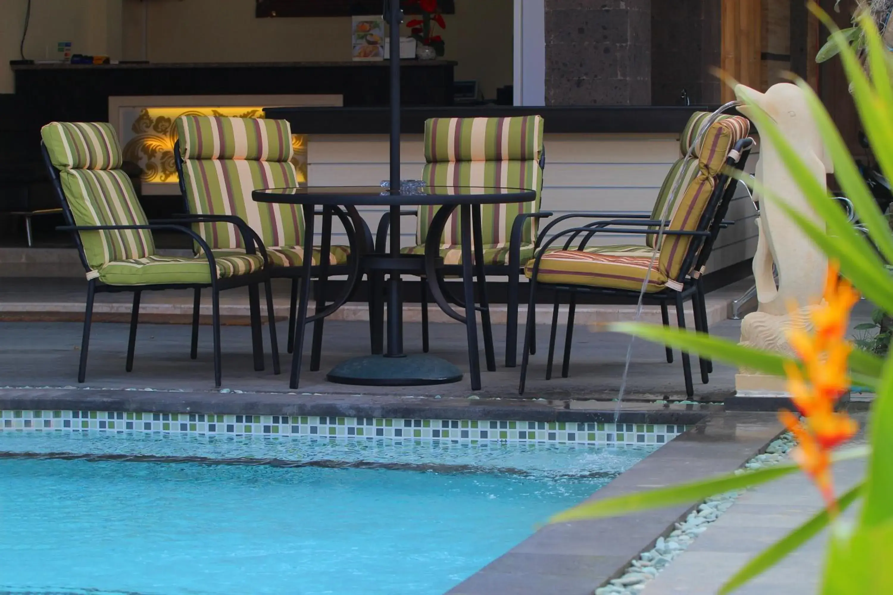 Pool view in Lotus Tirta Seminyak Pool view in Lotus Tirta Seminyak