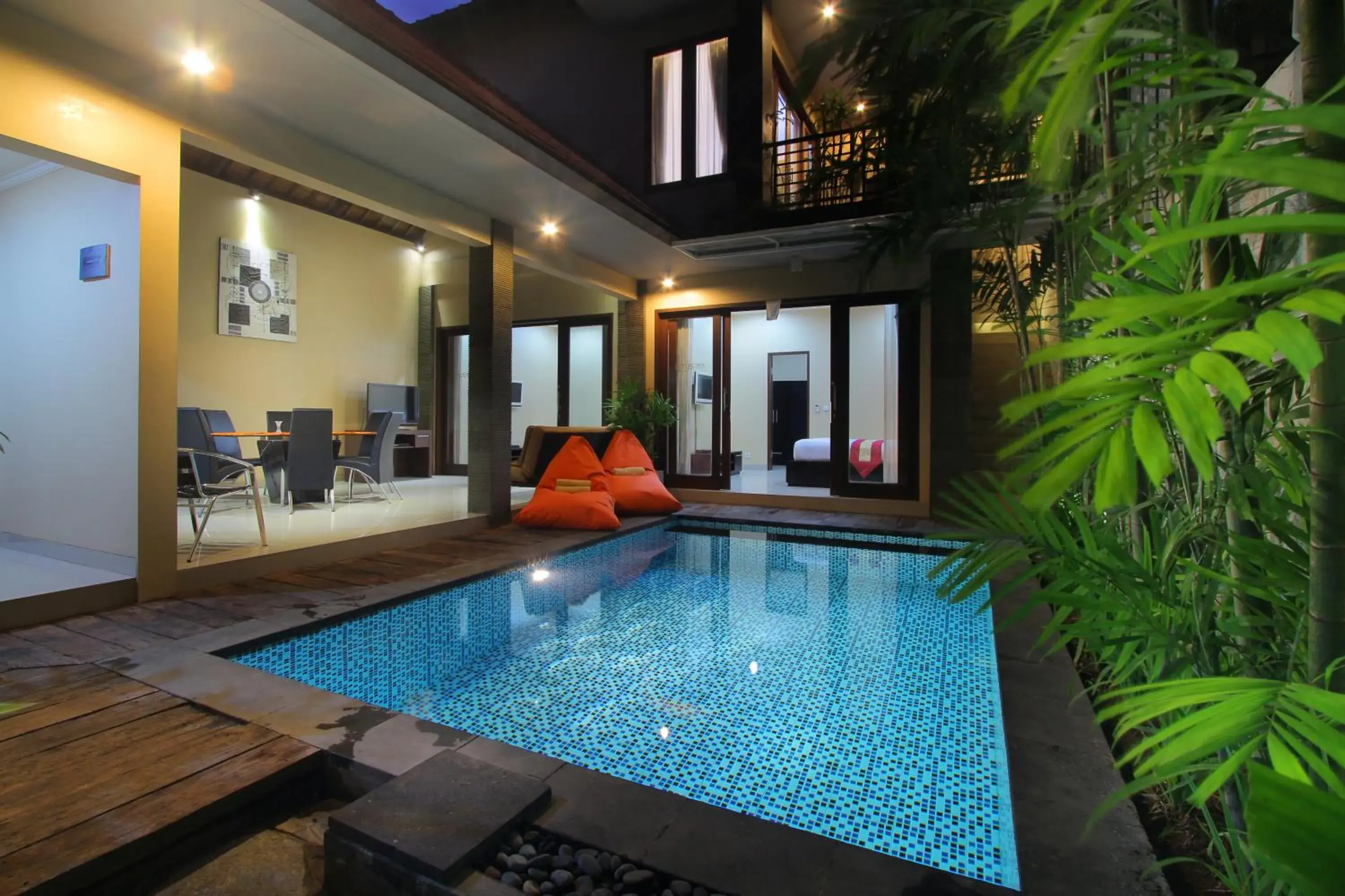 Swimming pool in Lotus Tirta Seminyak Swimming pool in Lotus Tirta Seminyak