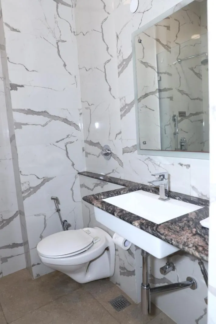 Toilet in Airport Hotel