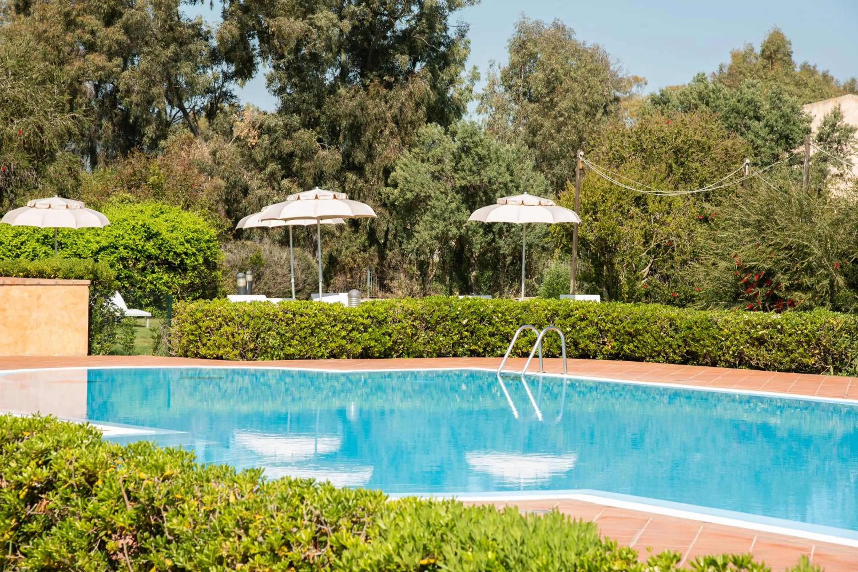 Pool view in Hotel Santa Gilla
