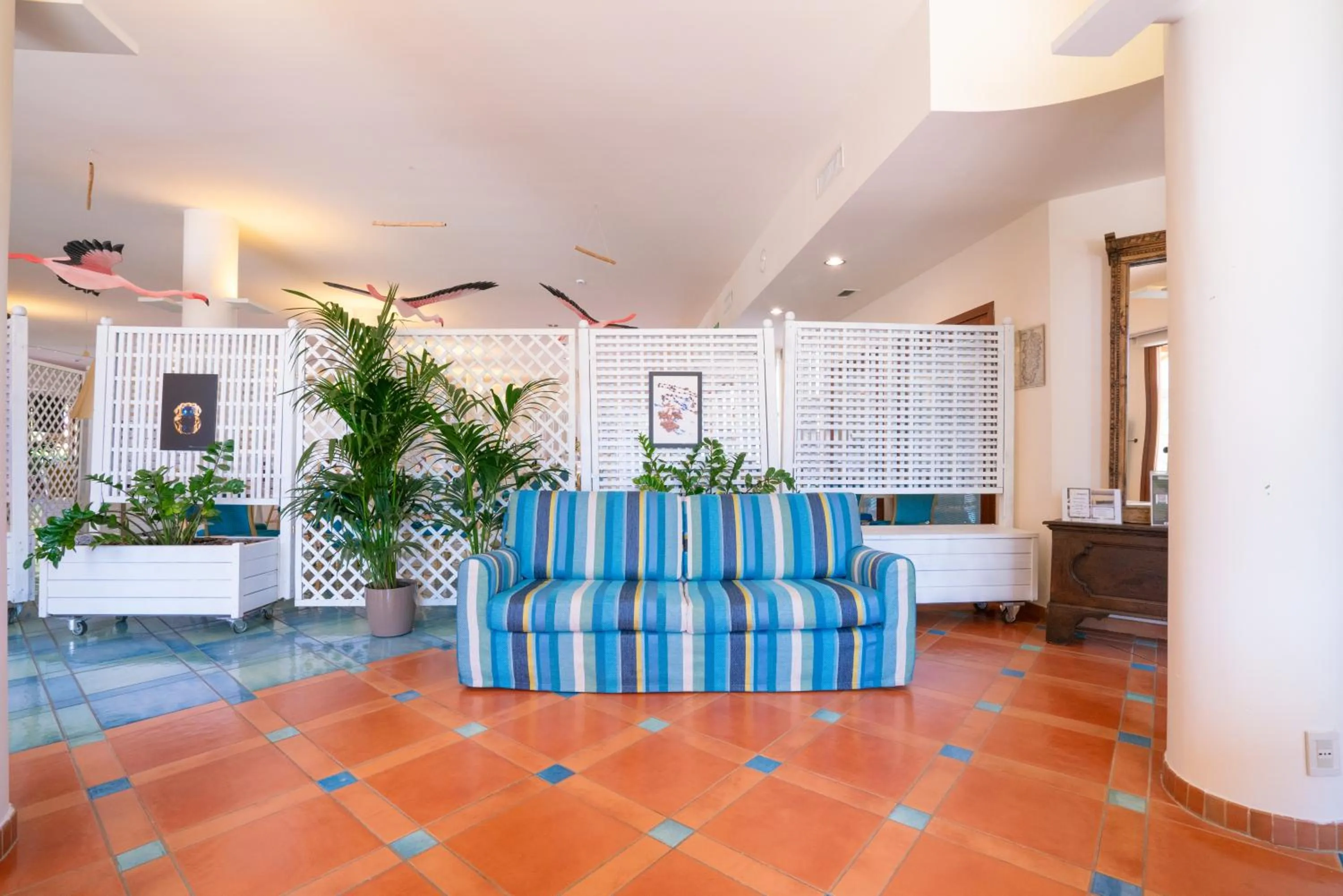 Lobby or reception in Hotel Santa Gilla