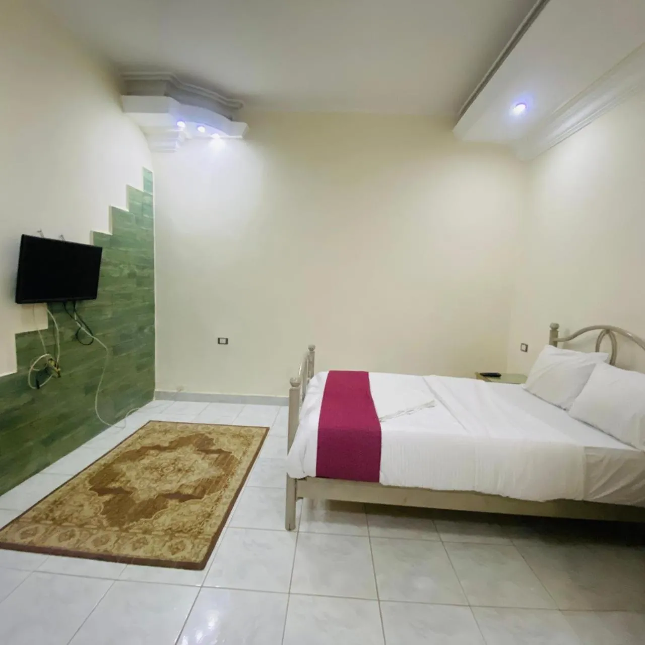 Bed in Triangle Pyramids Boutique