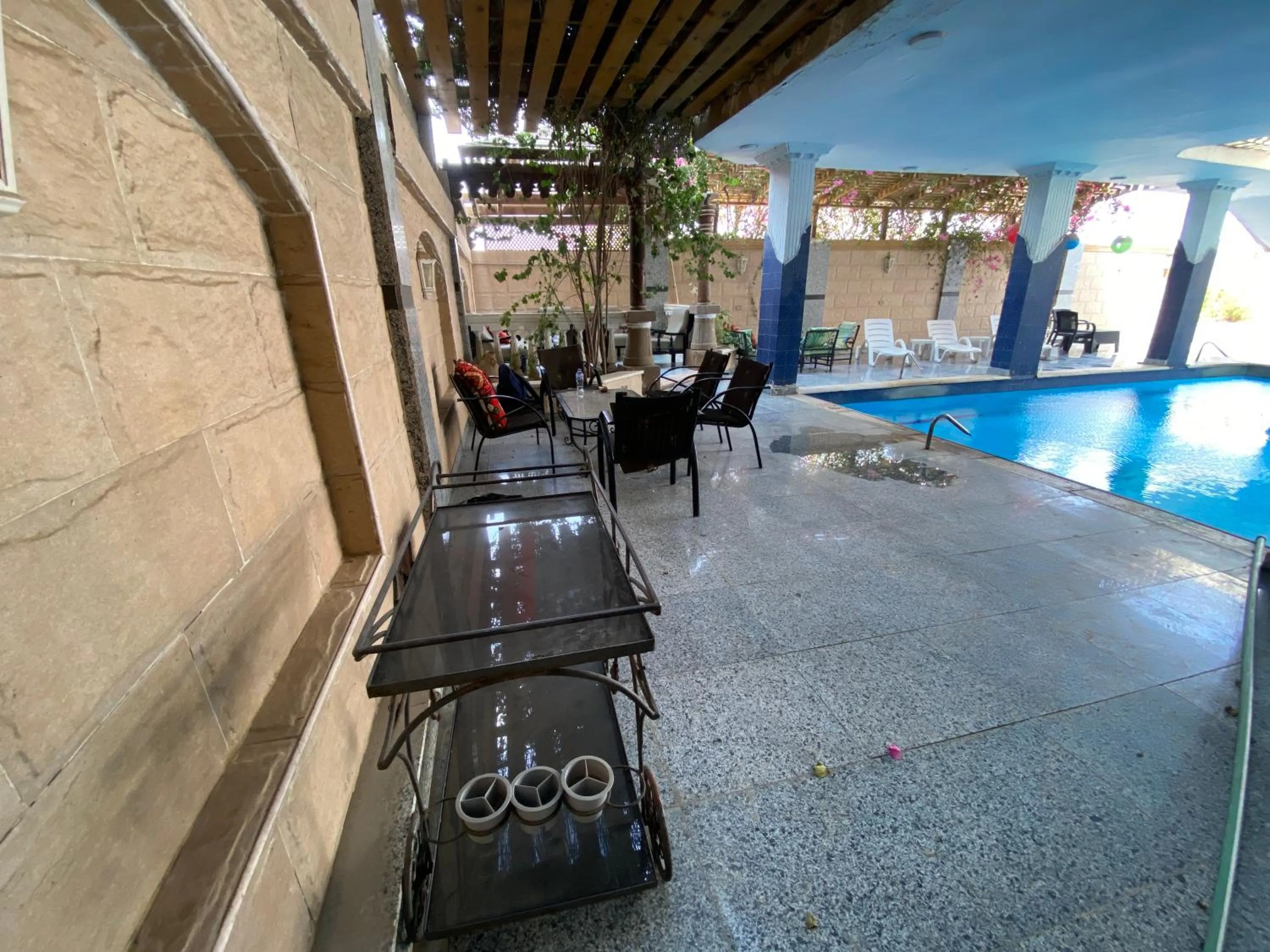 Pool view in Triangle Pyramids Boutique