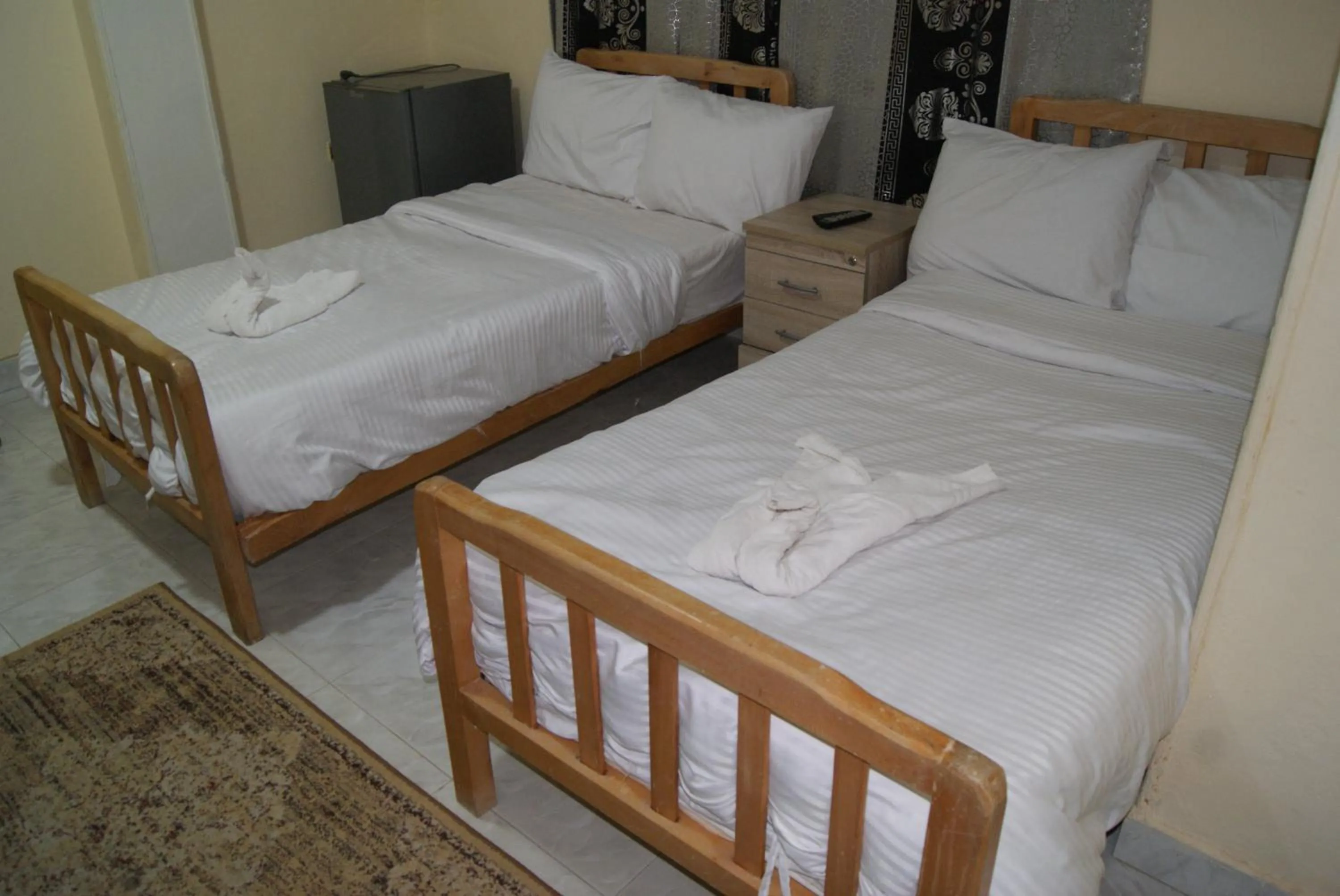 Bed in Triangle Pyramids Boutique