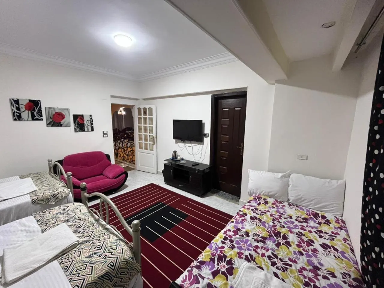 Bedroom in Triangle Pyramids Boutique