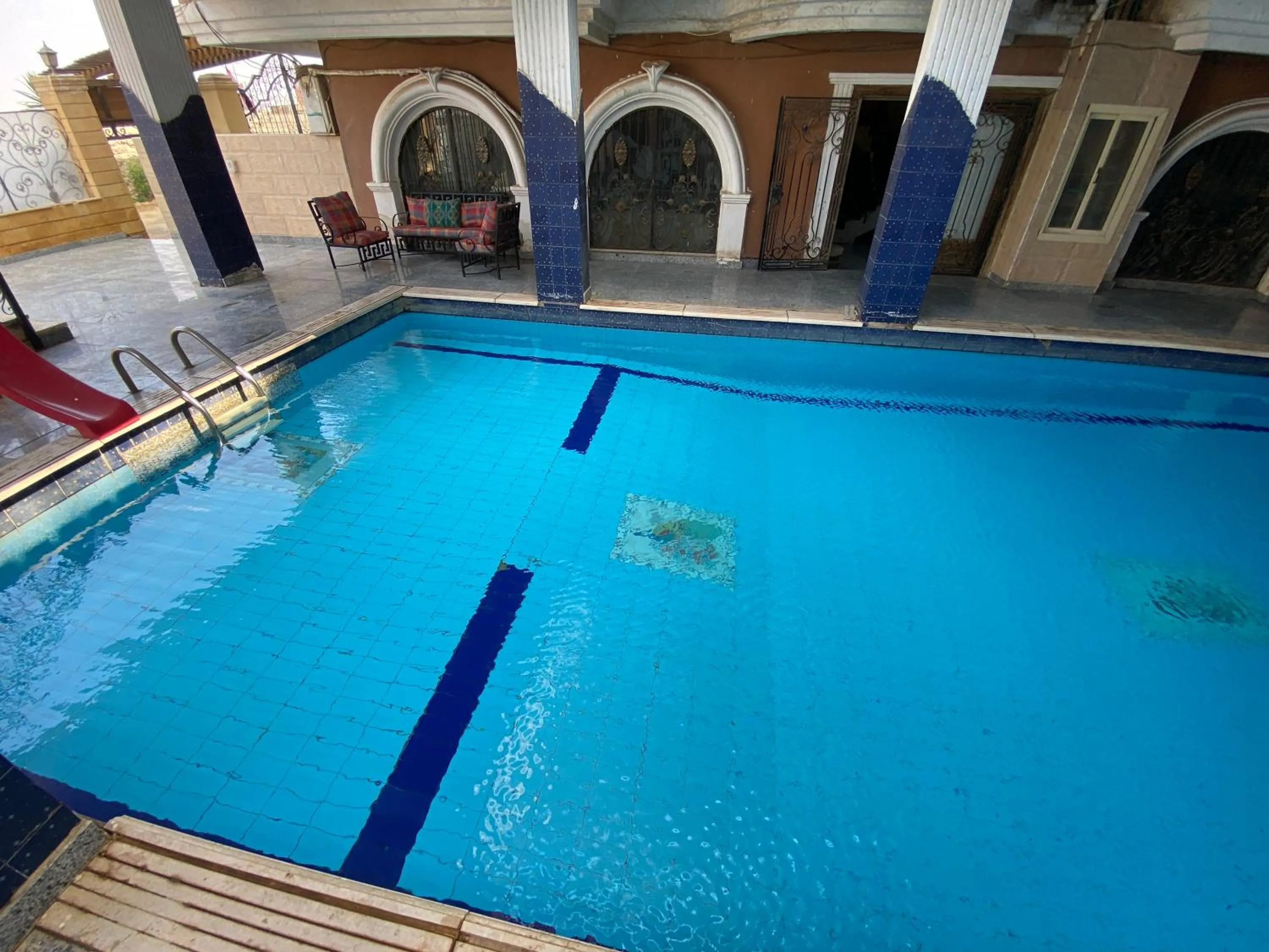 Pool view in Triangle Pyramids Boutique