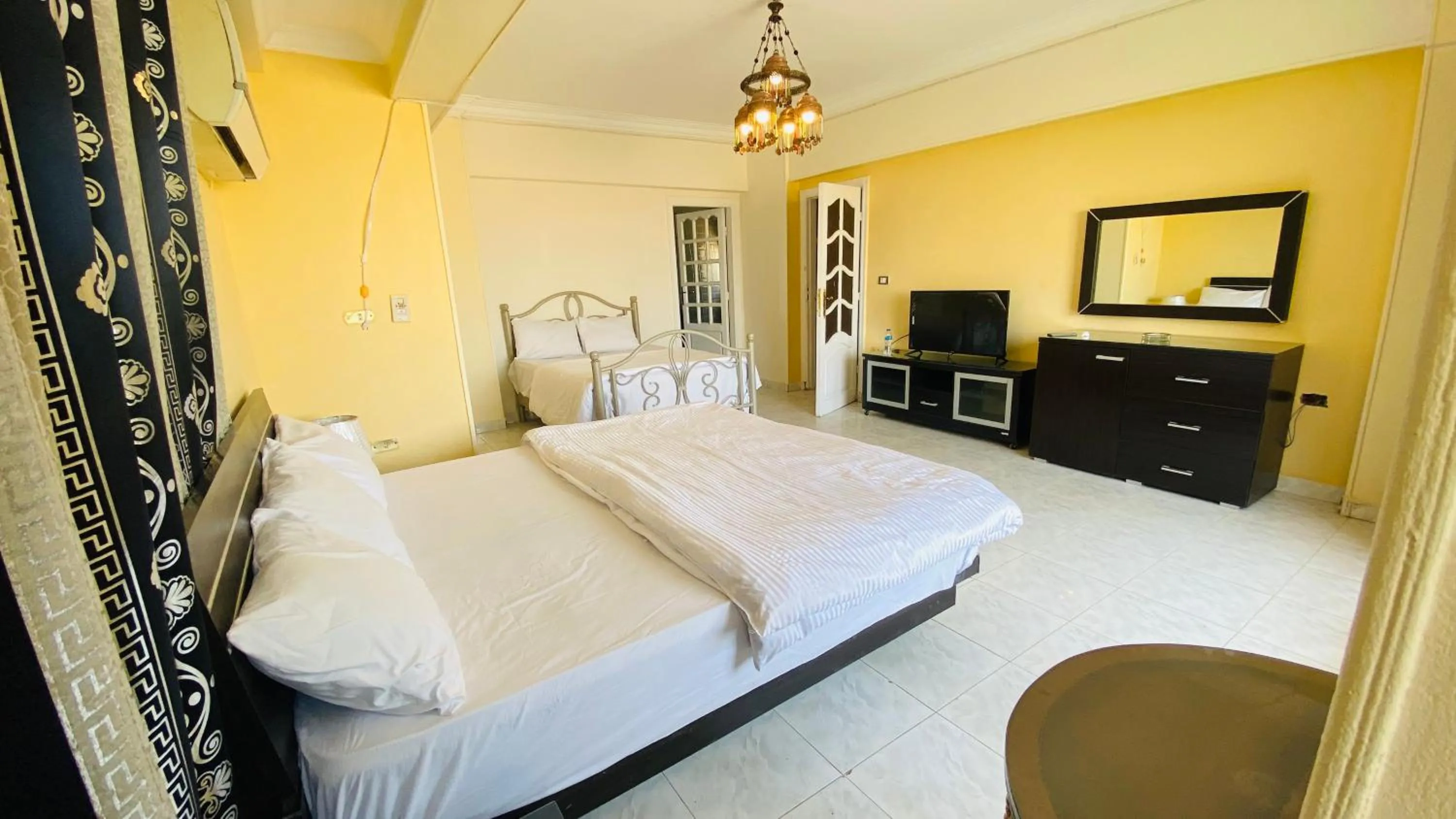 Bed in Triangle Pyramids Boutique