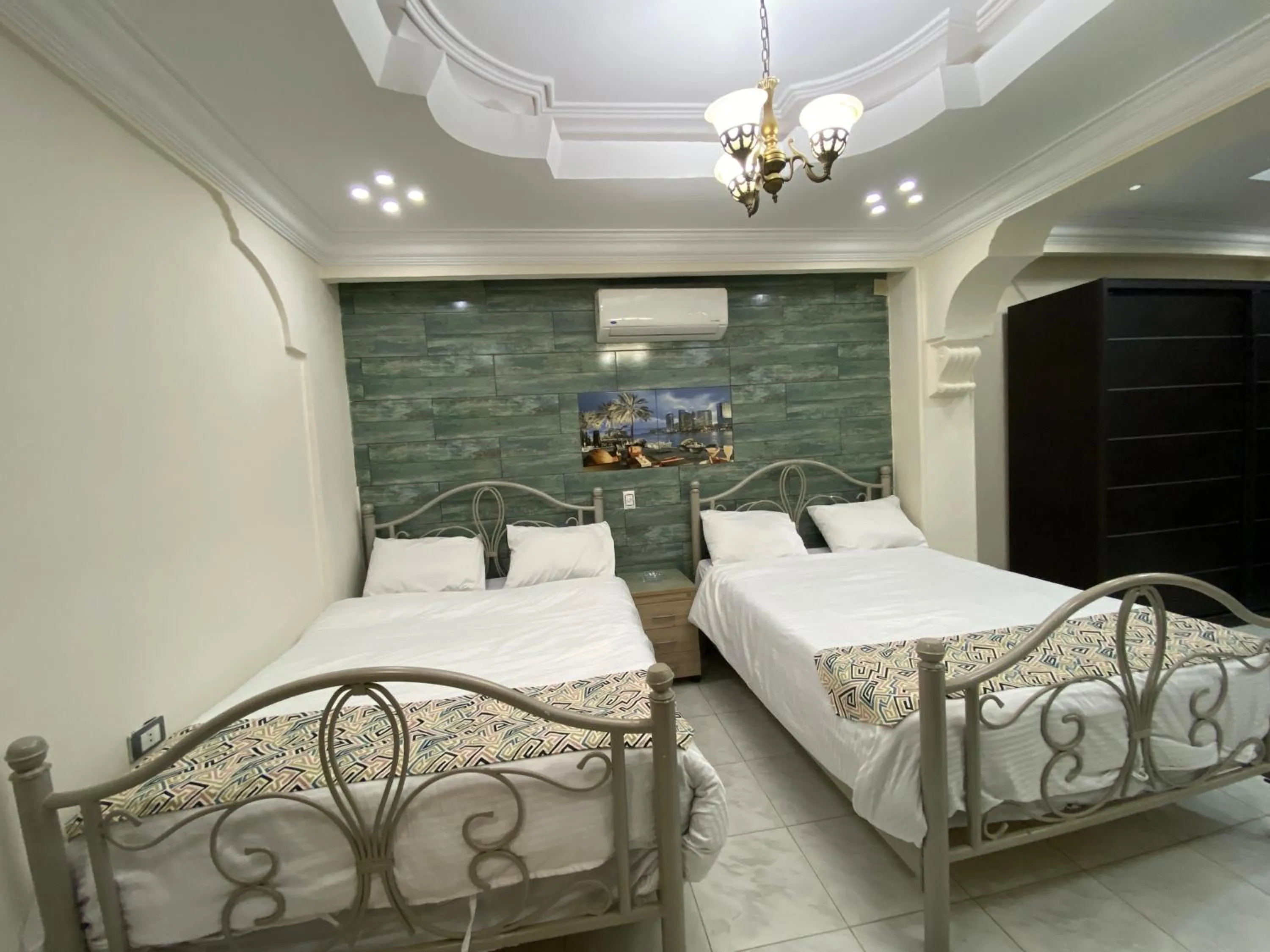 Bed in Triangle Pyramids Boutique