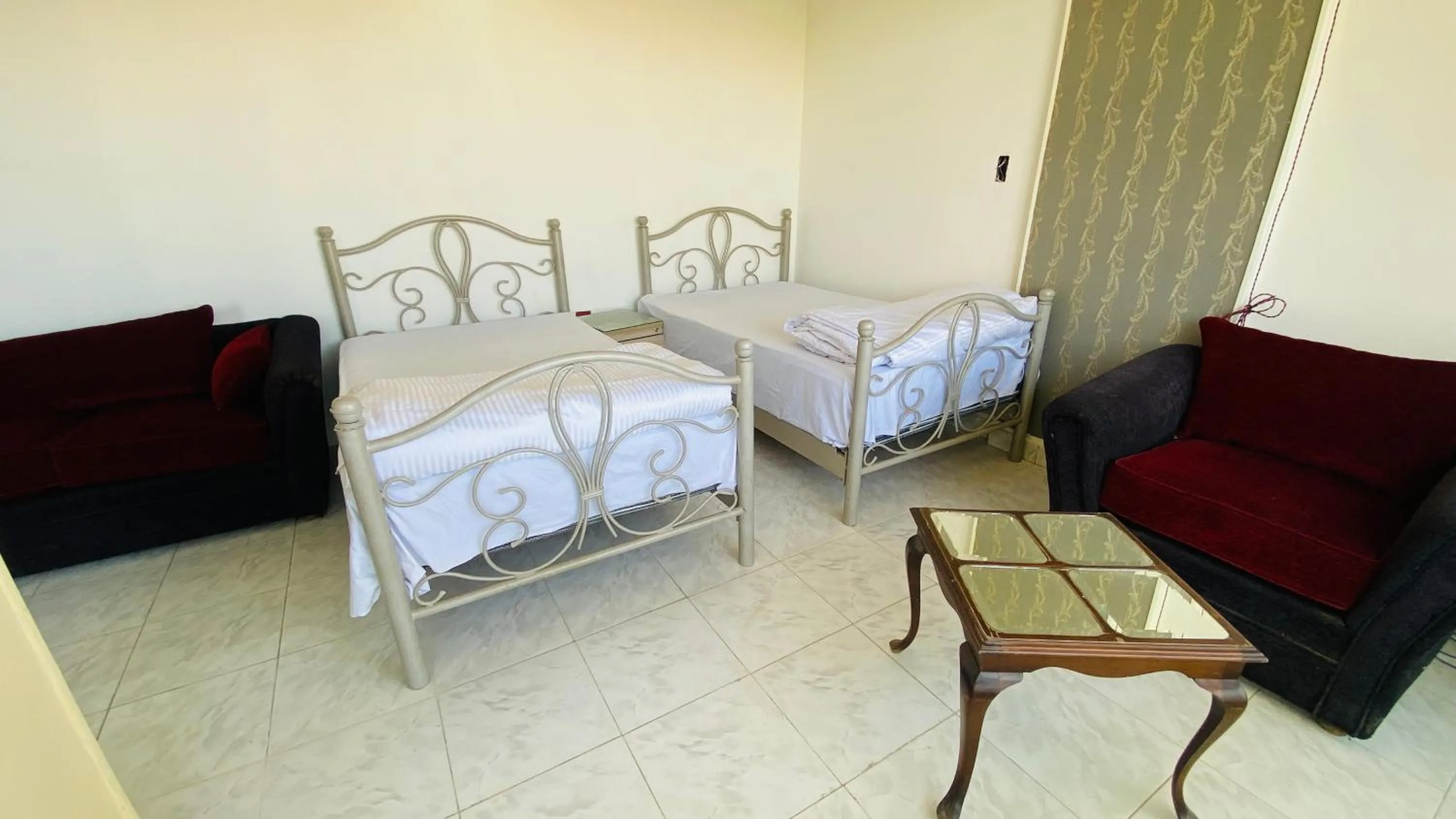 Bed in Triangle Pyramids Boutique