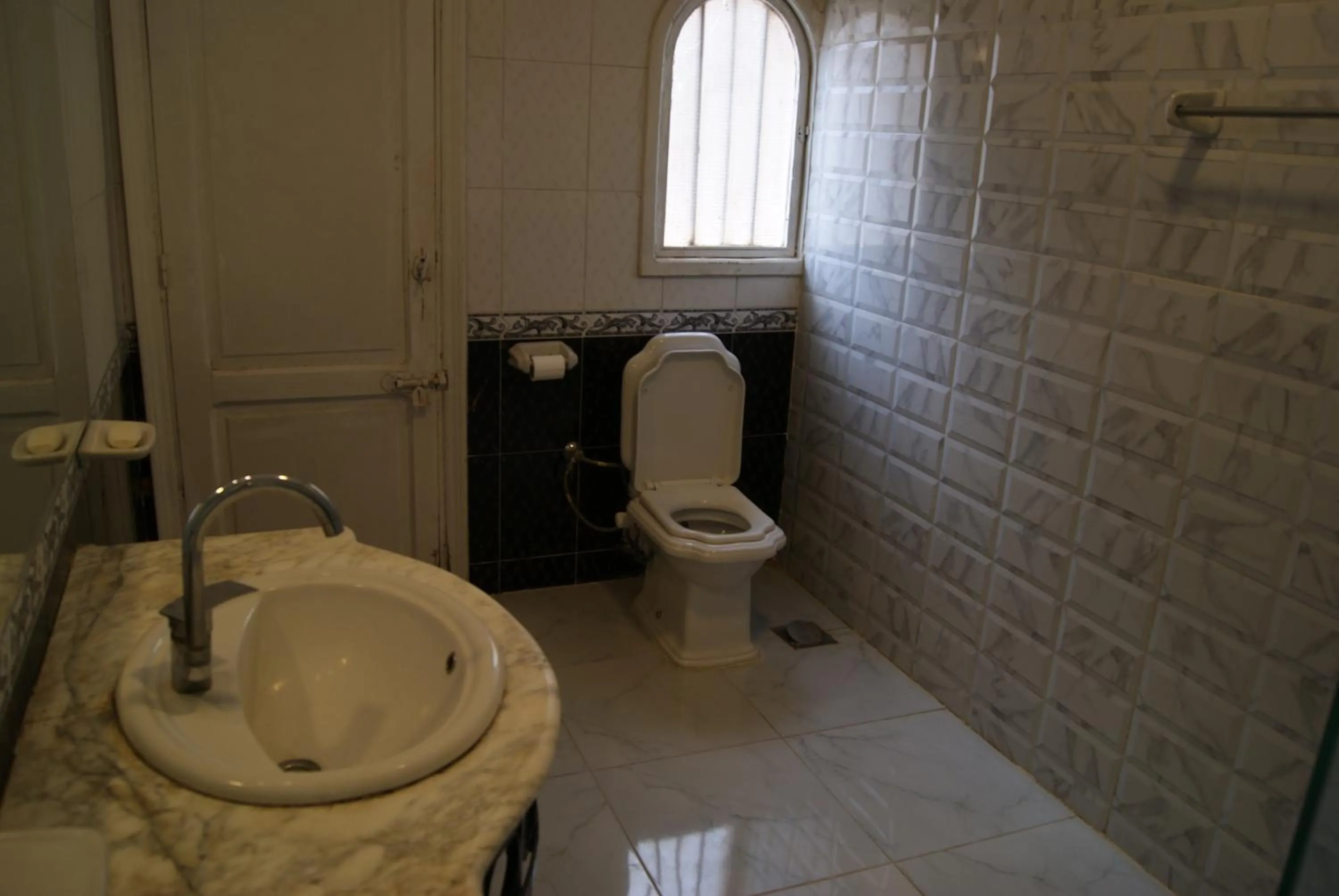 Toilet in Triangle Pyramids Boutique