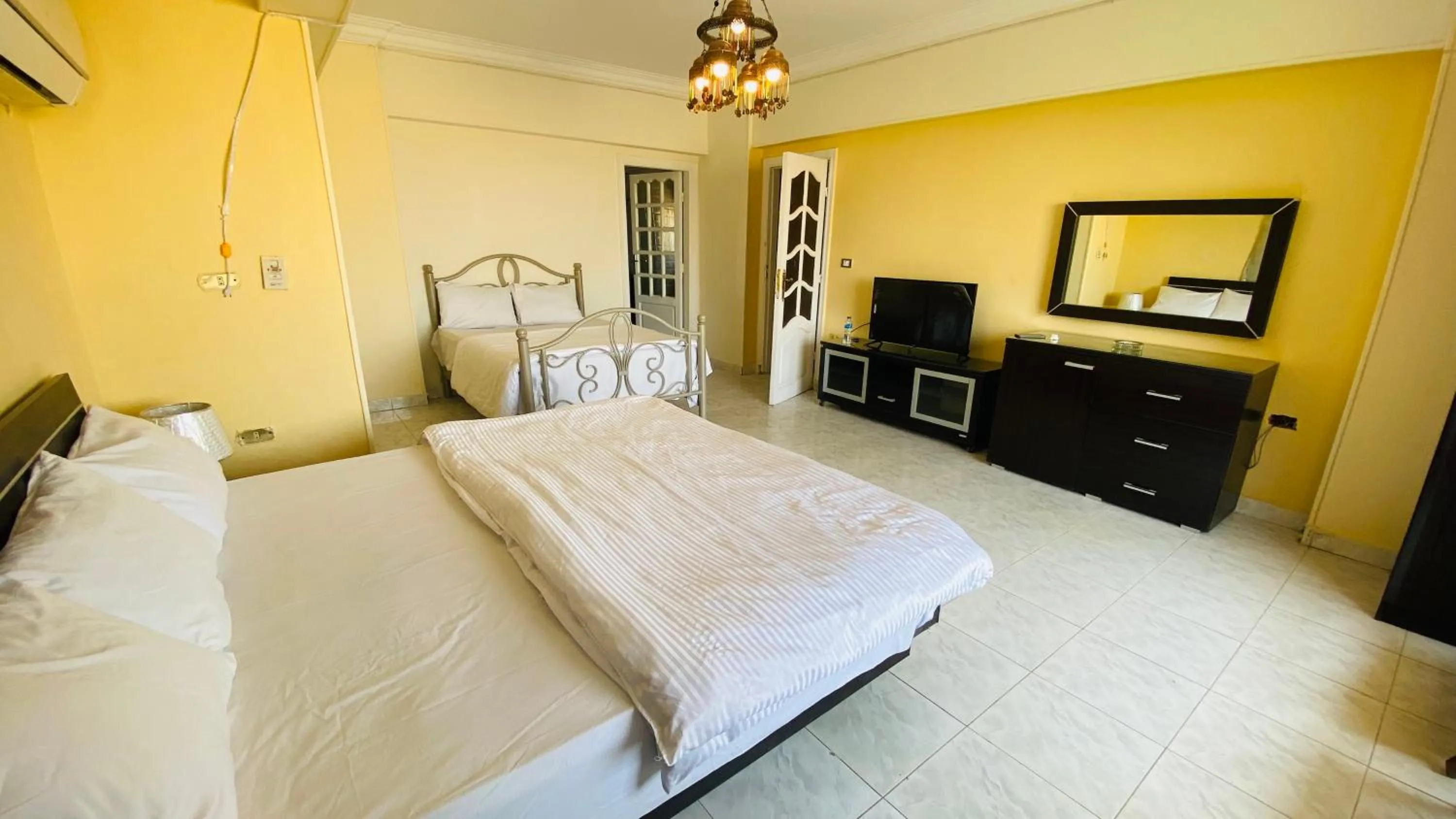 Bed in Triangle Pyramids Boutique