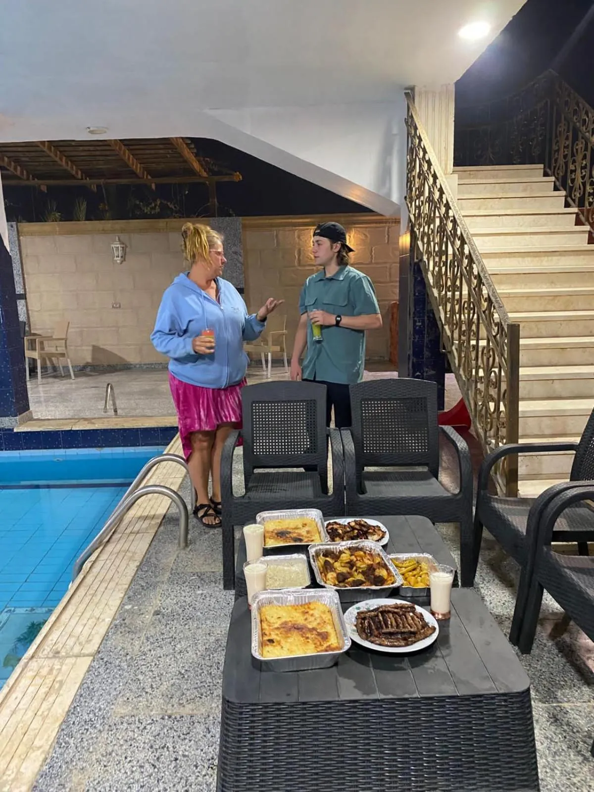 Swimming pool in Triangle Pyramids Boutique