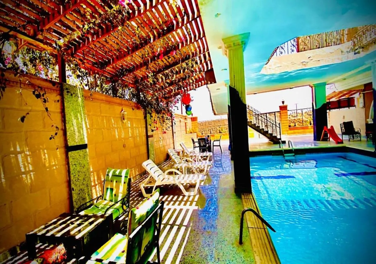 Pool view in Triangle Pyramids Boutique