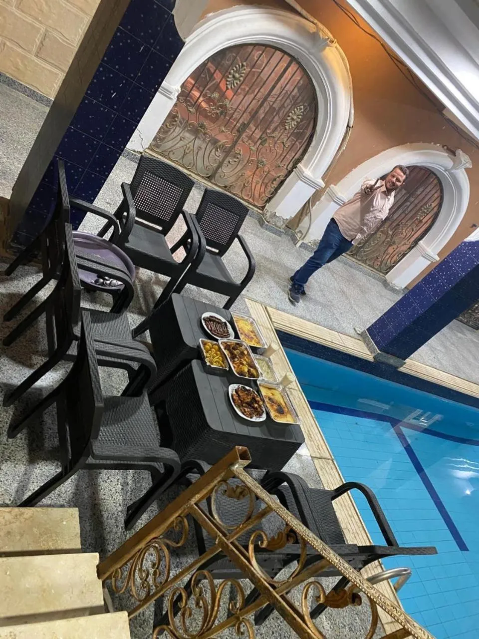 Seating area in Triangle Pyramids Boutique