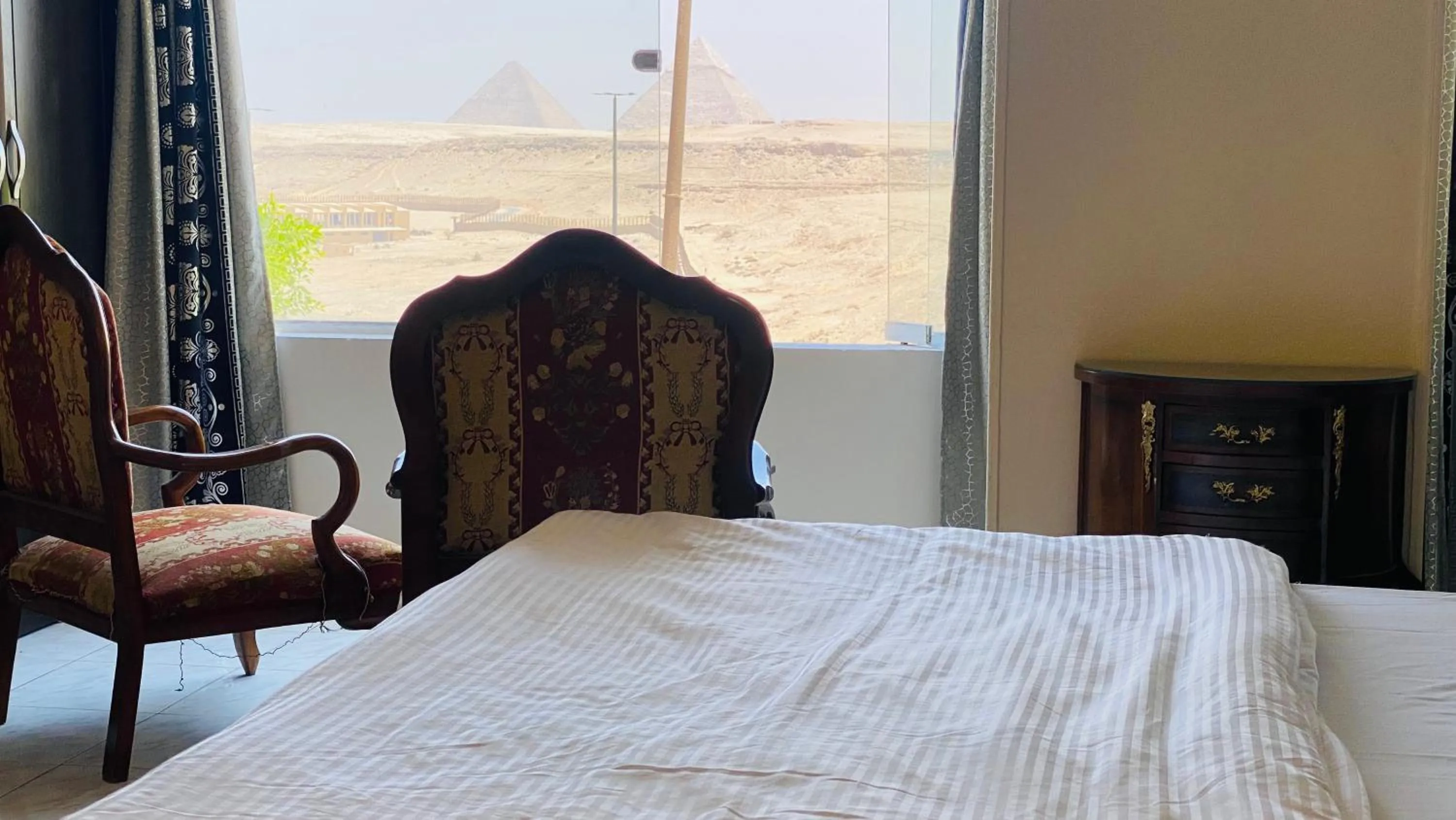 Bed in Triangle Pyramids Boutique
