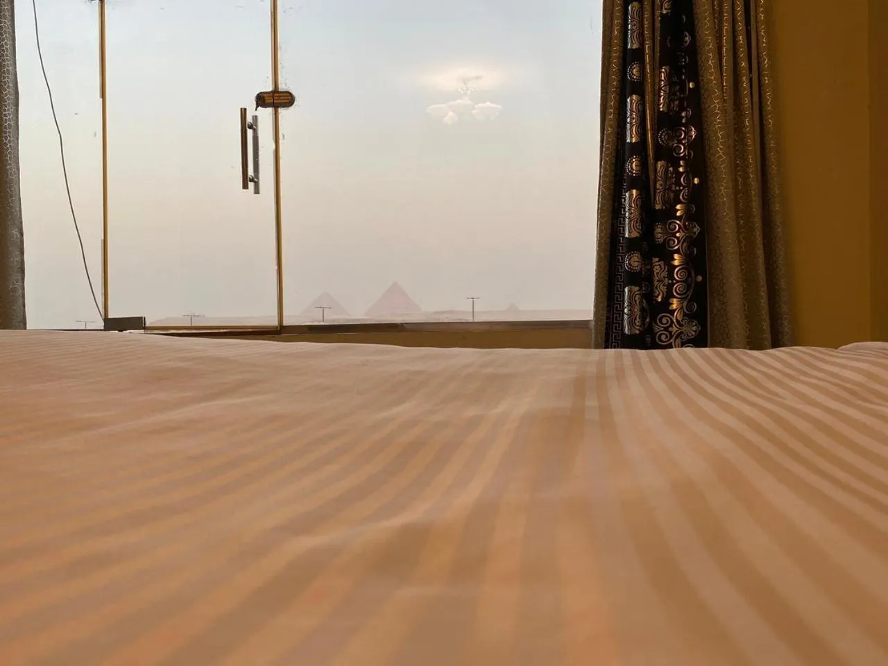 Bed in Triangle Pyramids Boutique