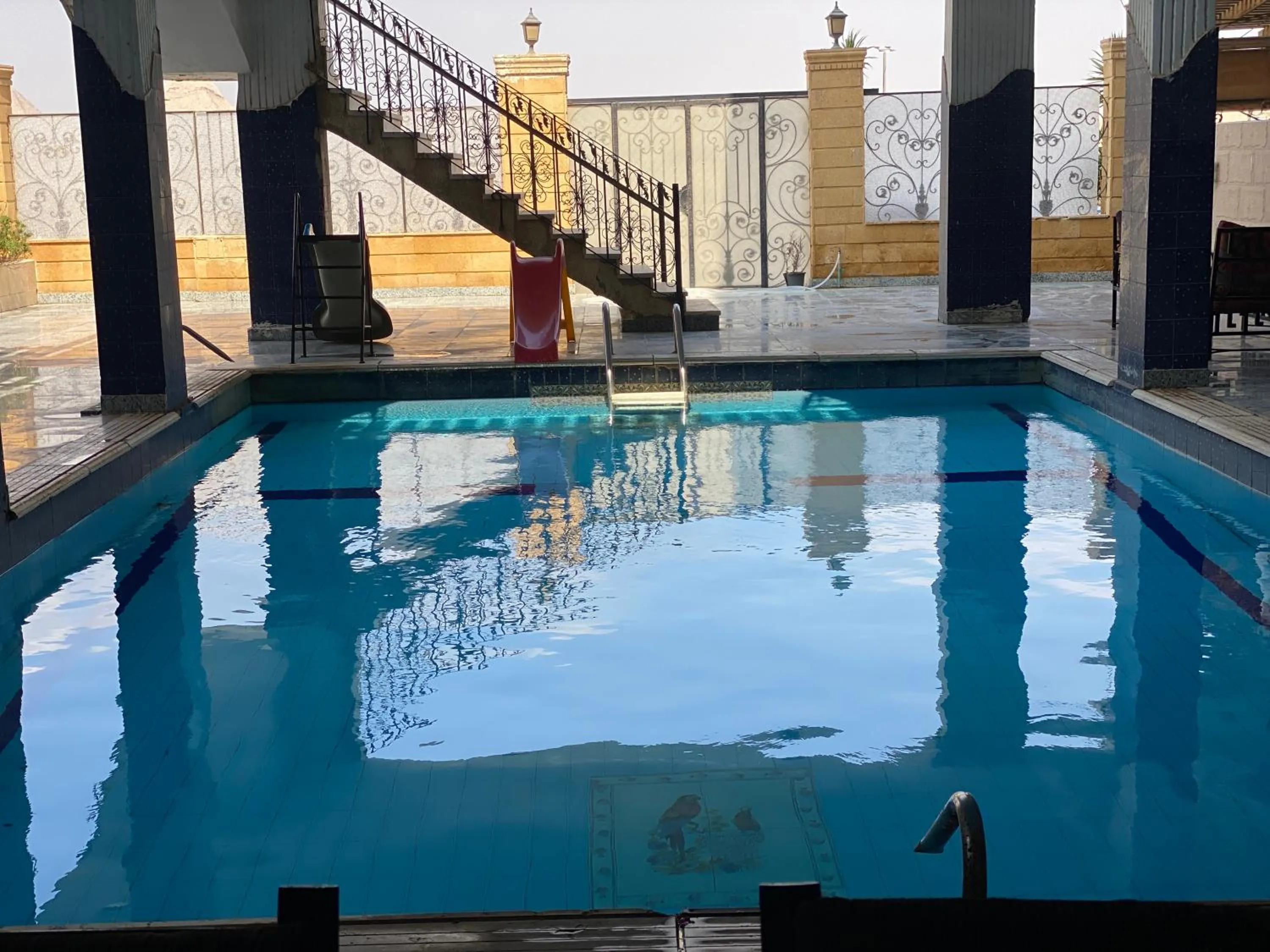 Pool view in Triangle Pyramids Boutique