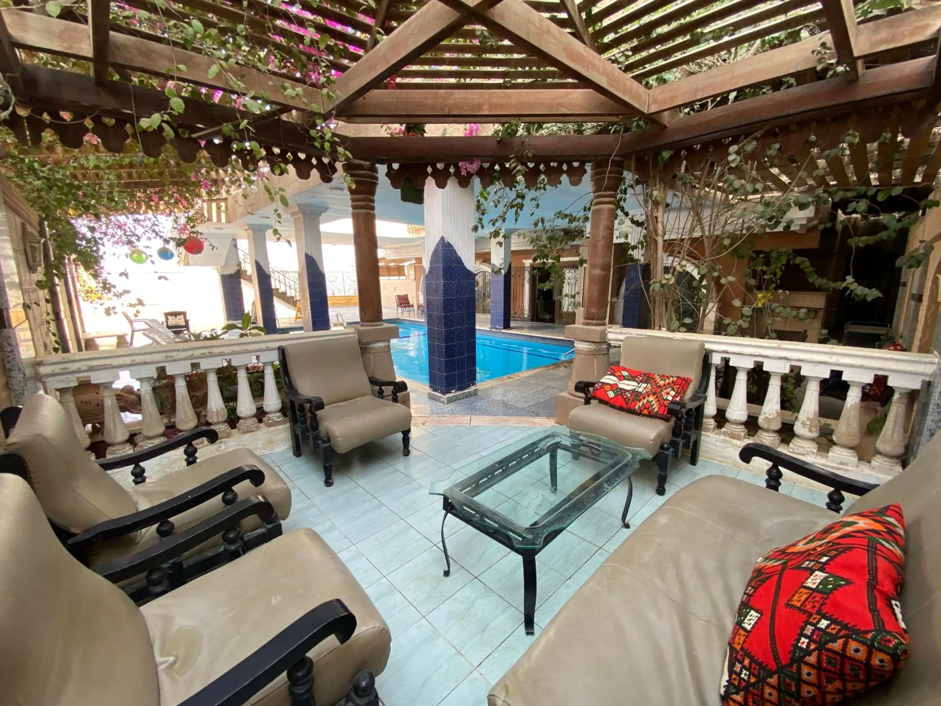 Seating area in Triangle Pyramids Boutique