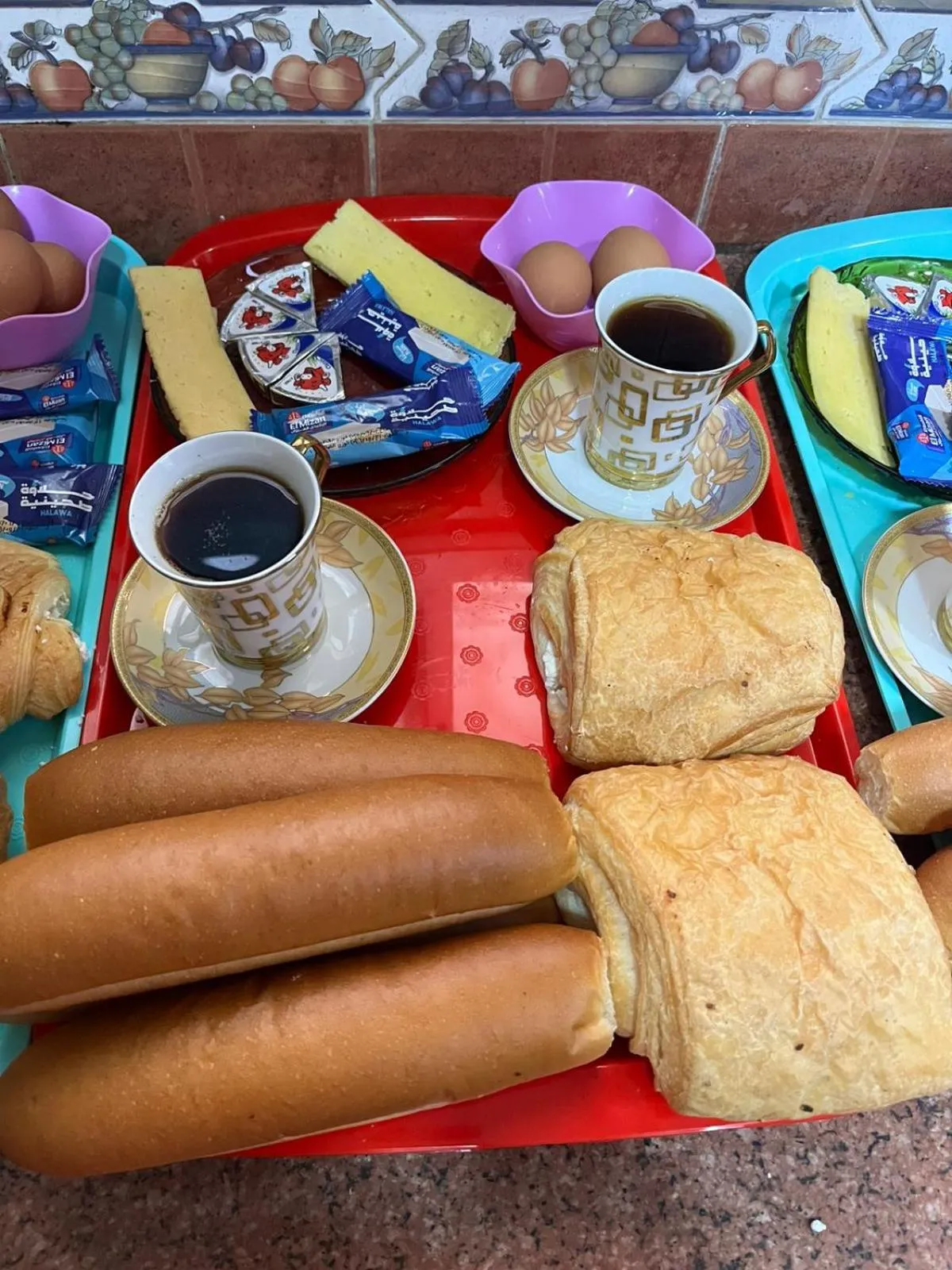 Breakfast in Triangle Pyramids Boutique