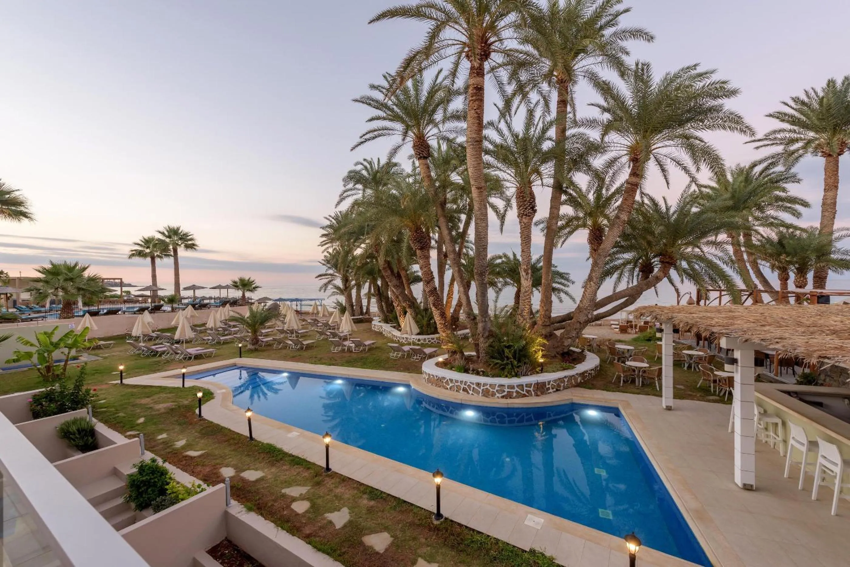 Swimming pool in Zeus Hotels Palm Beach