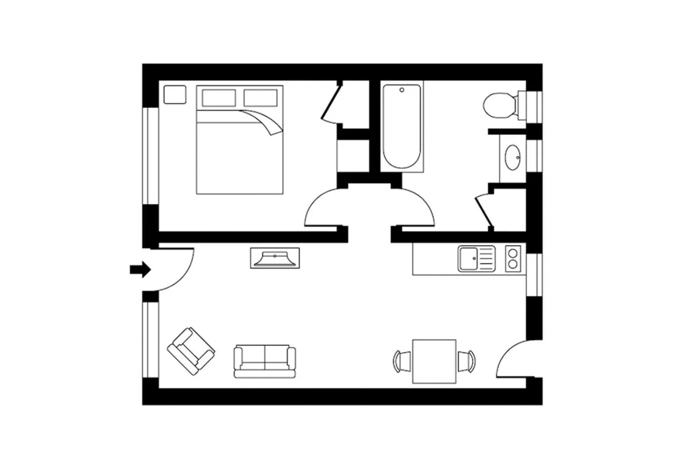 Floor plan in Colonial Court Motor Inn