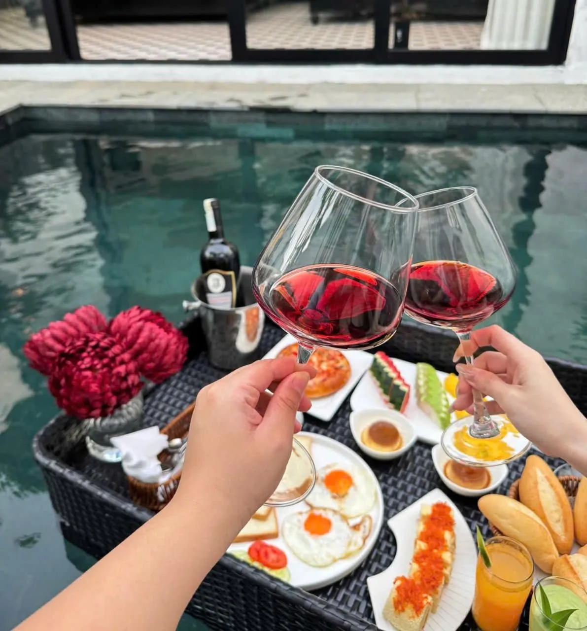 Swimming pool in AN Retreats Ninh Binh