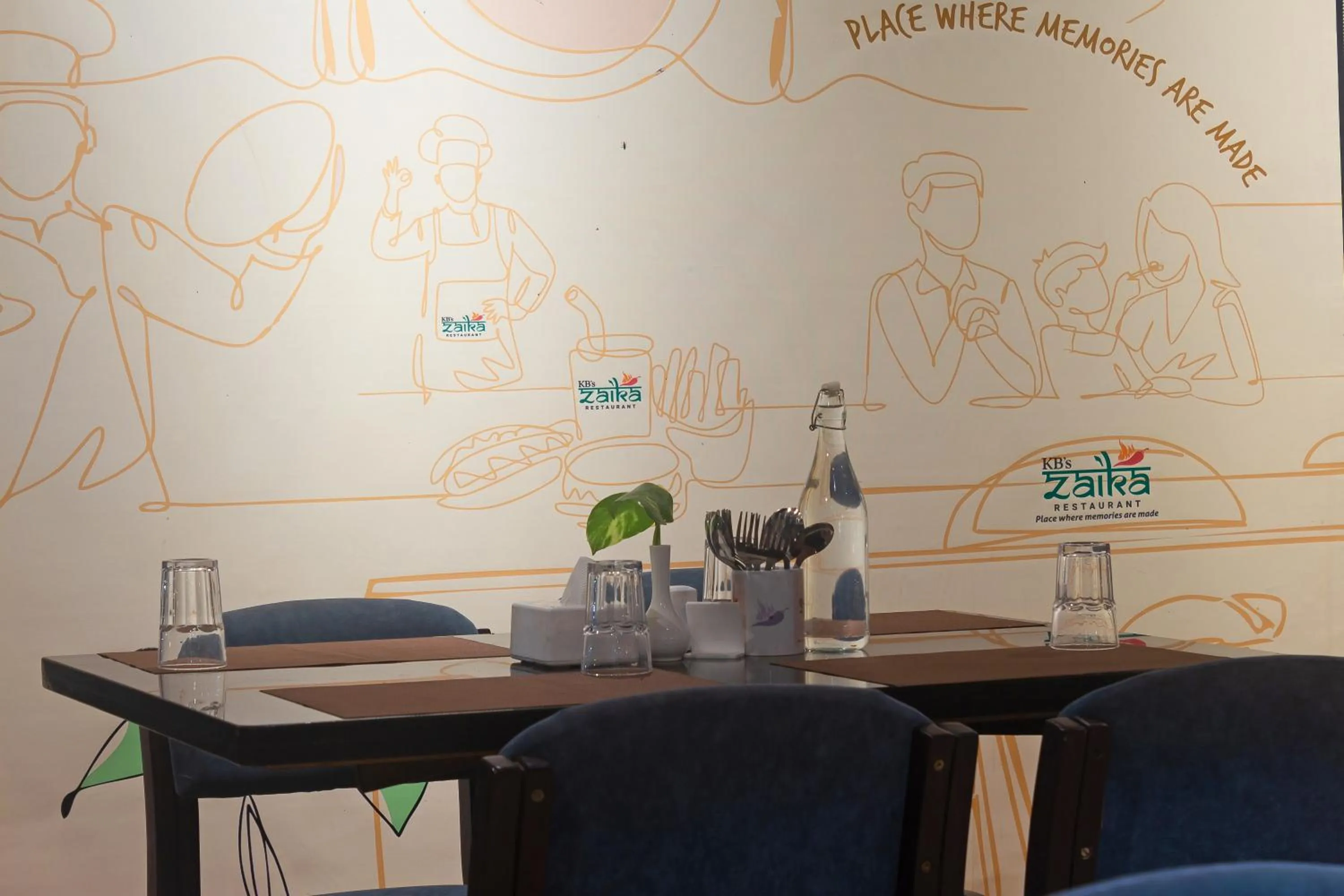 Restaurant/places to eat in HOTEL KB's Grand