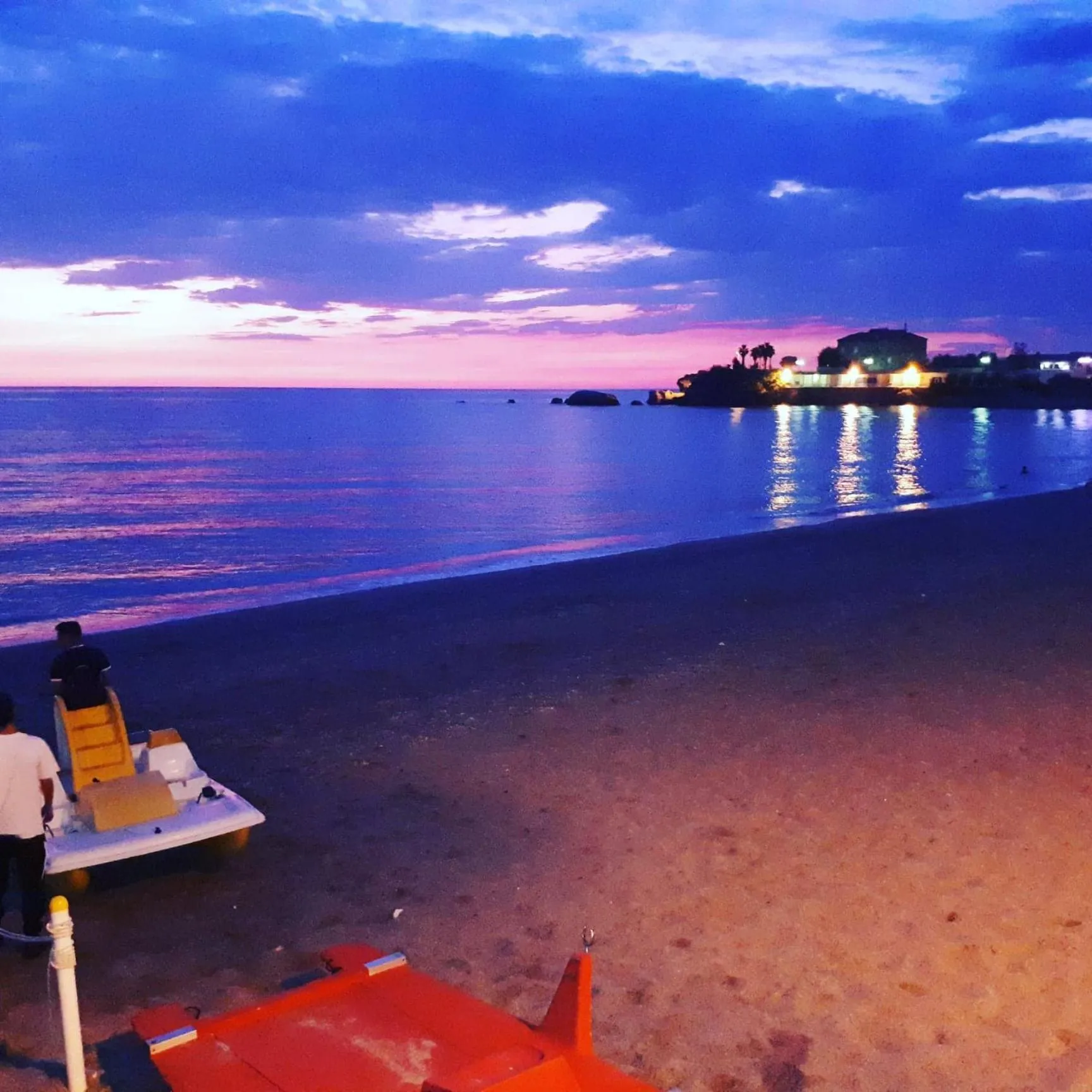 Beach in La Marinella