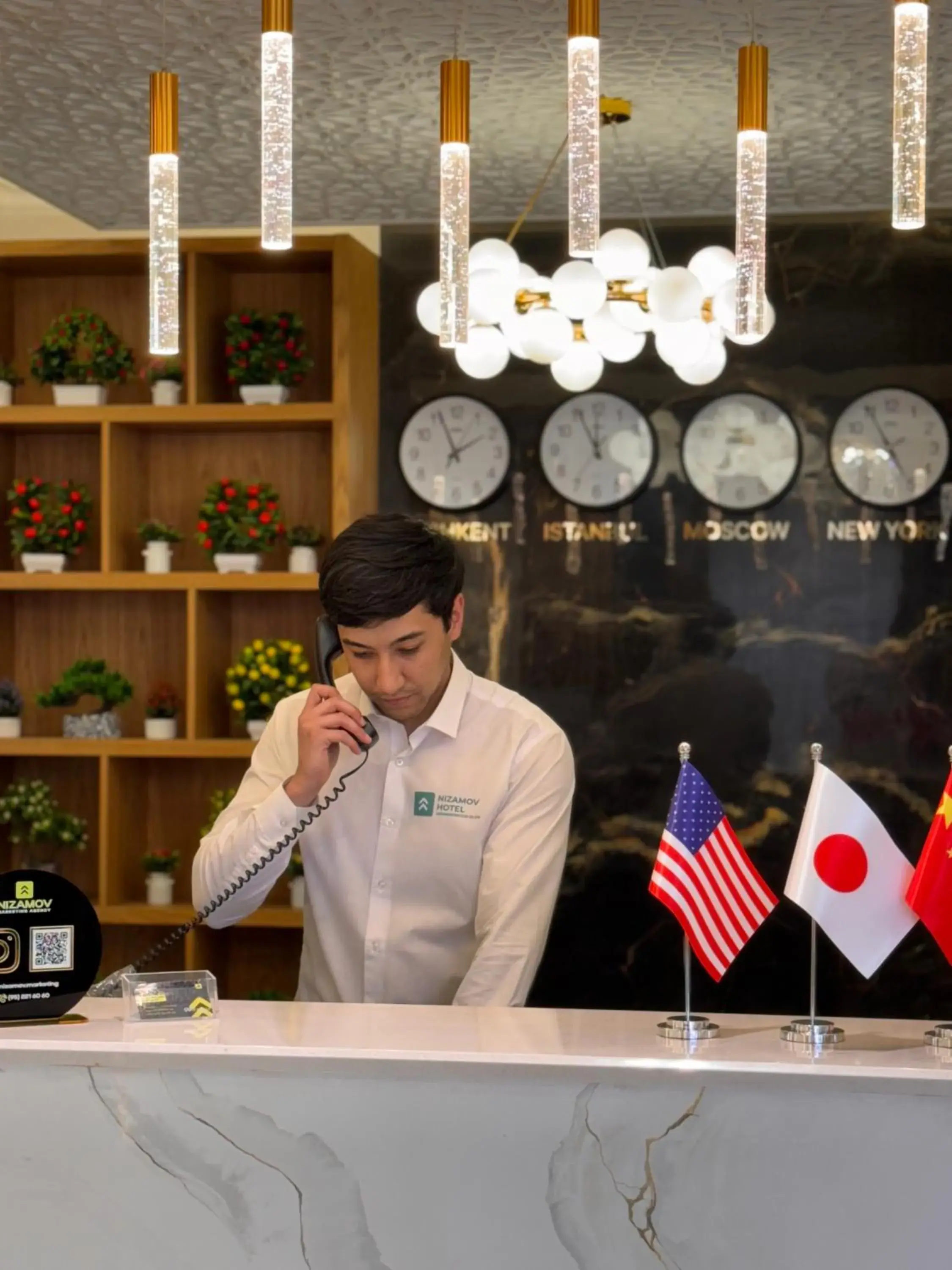 Lobby or reception in Nizamov Hotel Lobby or reception in Nizamov Hotel