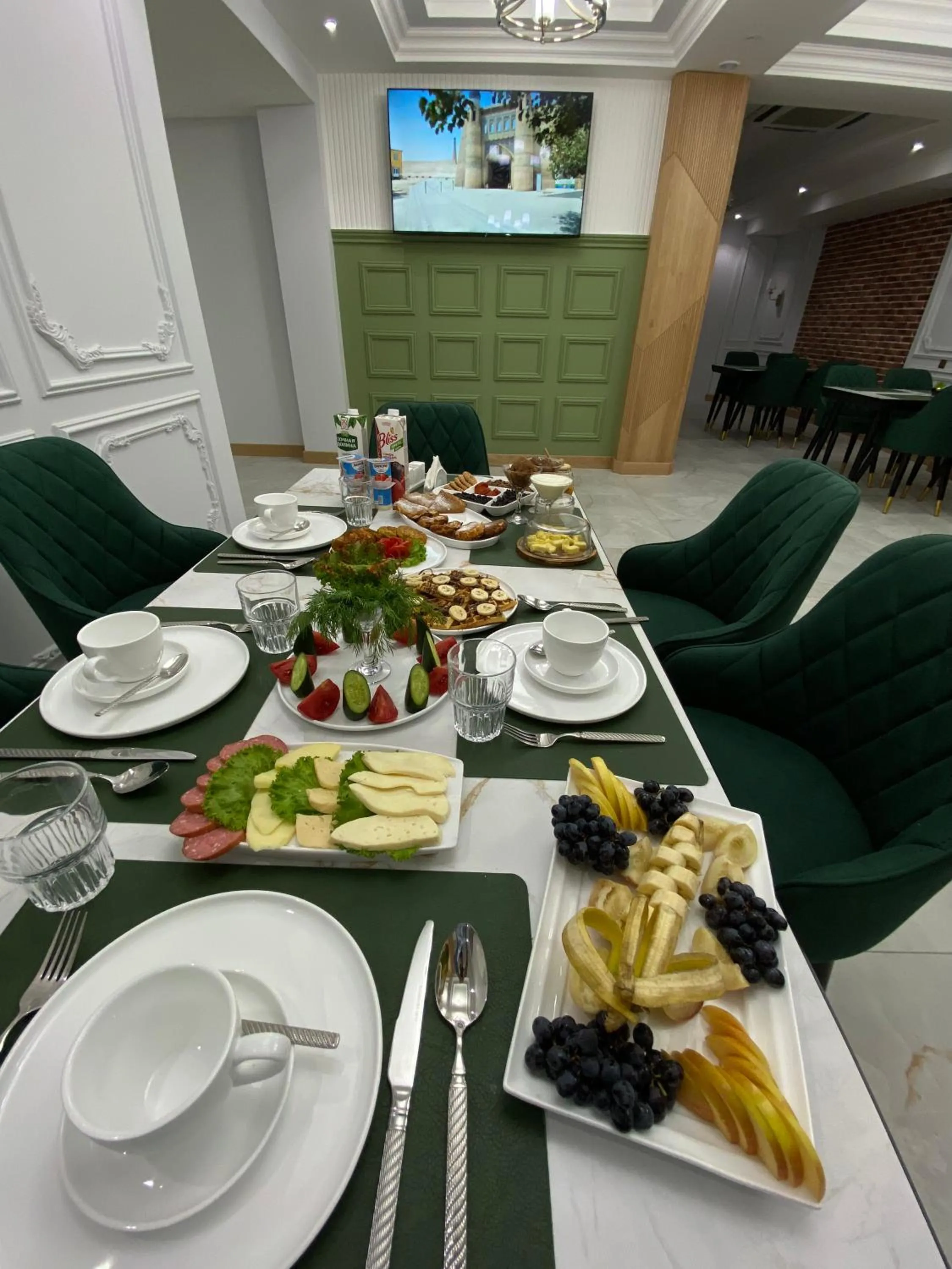 Breakfast in Nizamov Hotel