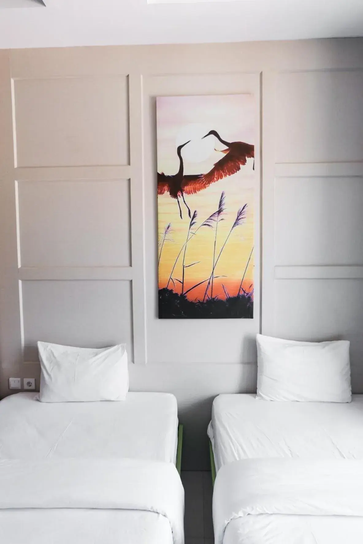 Deluxe Twin Room in Trix House Malang Deluxe Twin Room in Trix House Malang