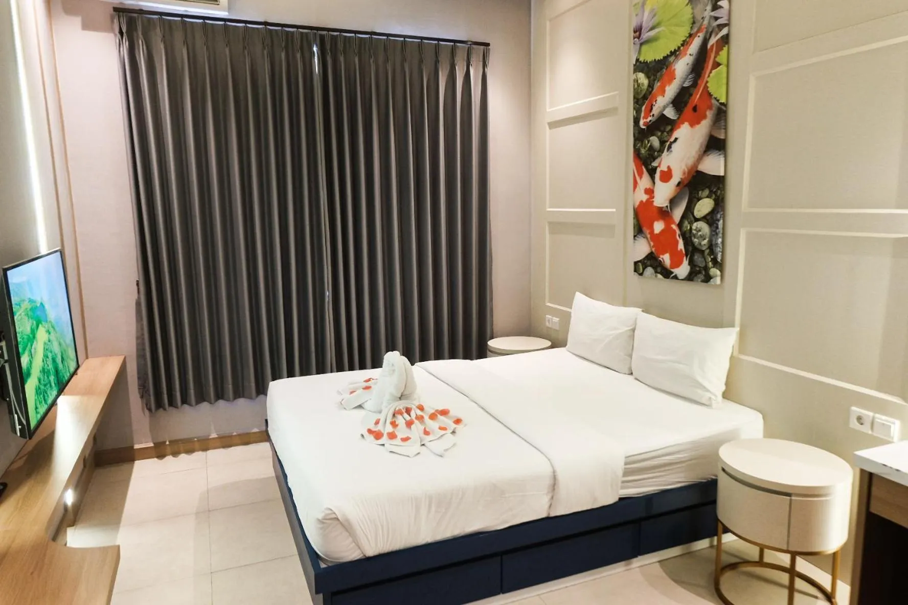 Bed in Trix House Malang