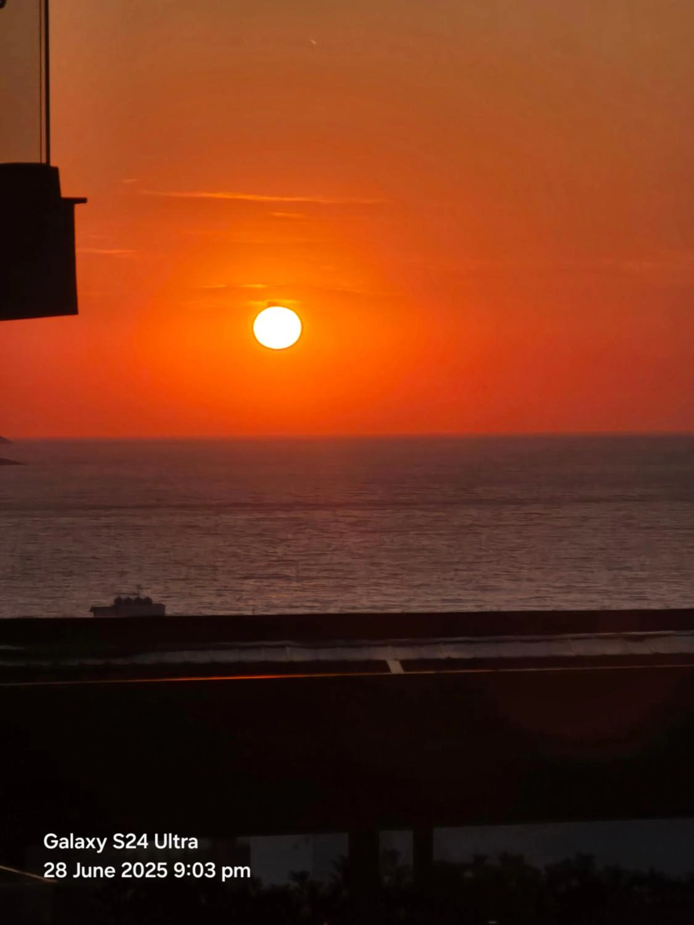 Sunset in Hotel Belle Vue