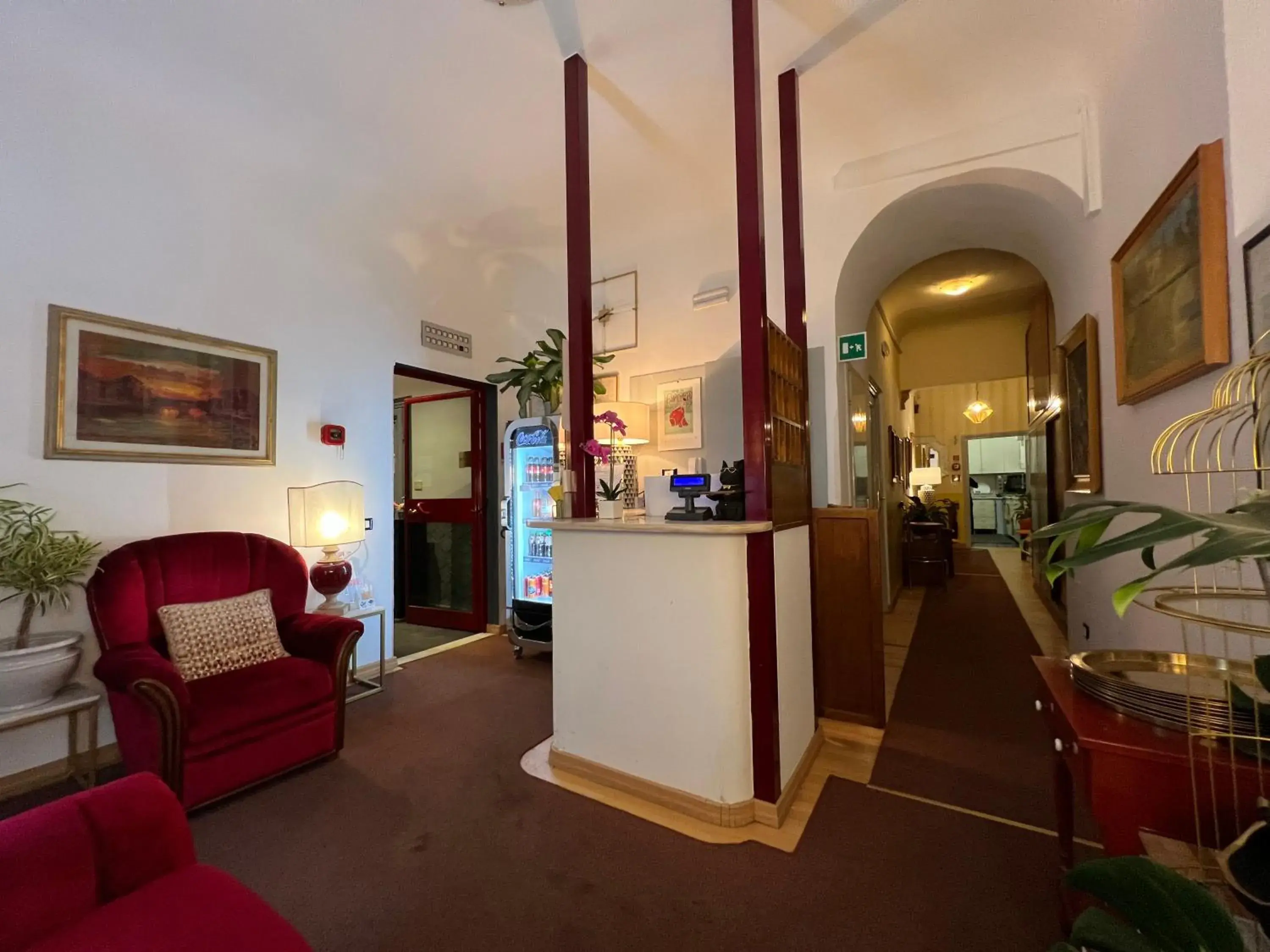 Lobby or reception in Hotel Villani Lobby or reception in Hotel Villani