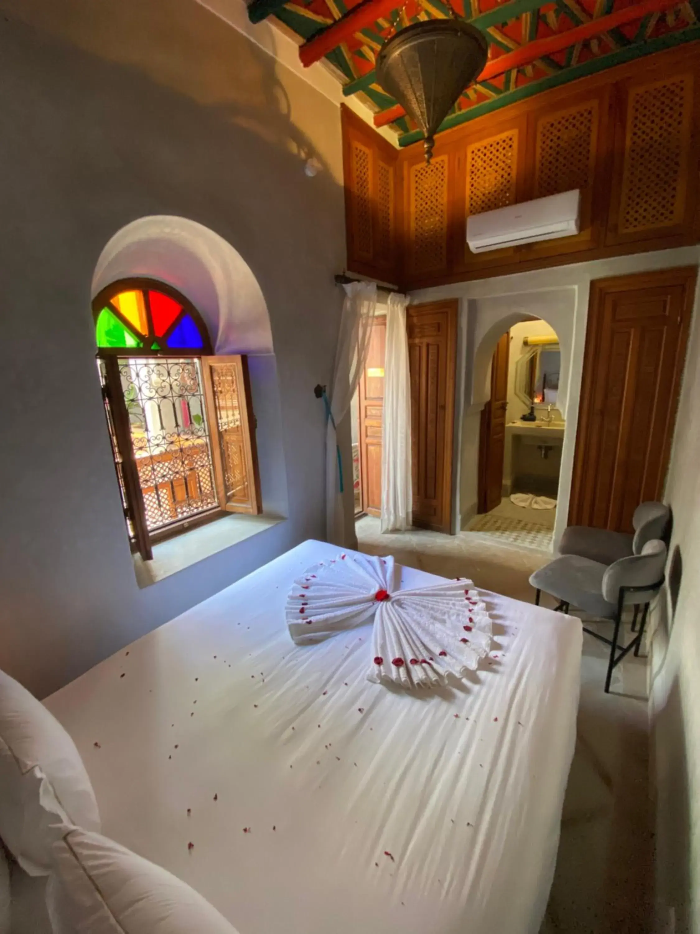 Bed in Riad Bab Yacout & SPA Bed in Riad Bab Yacout & SPA