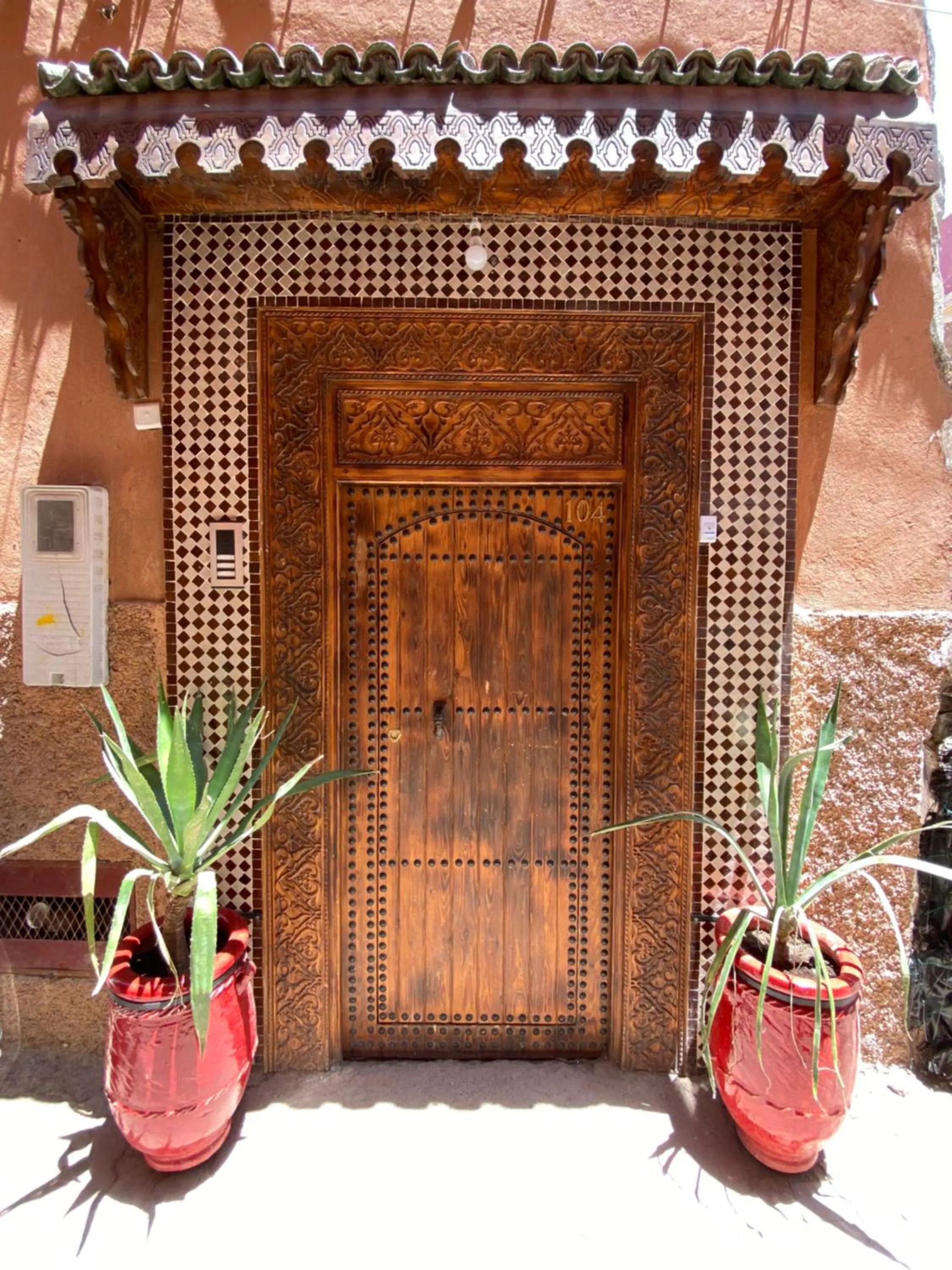Facade/entrance in Riad Bab Yacout & SPA