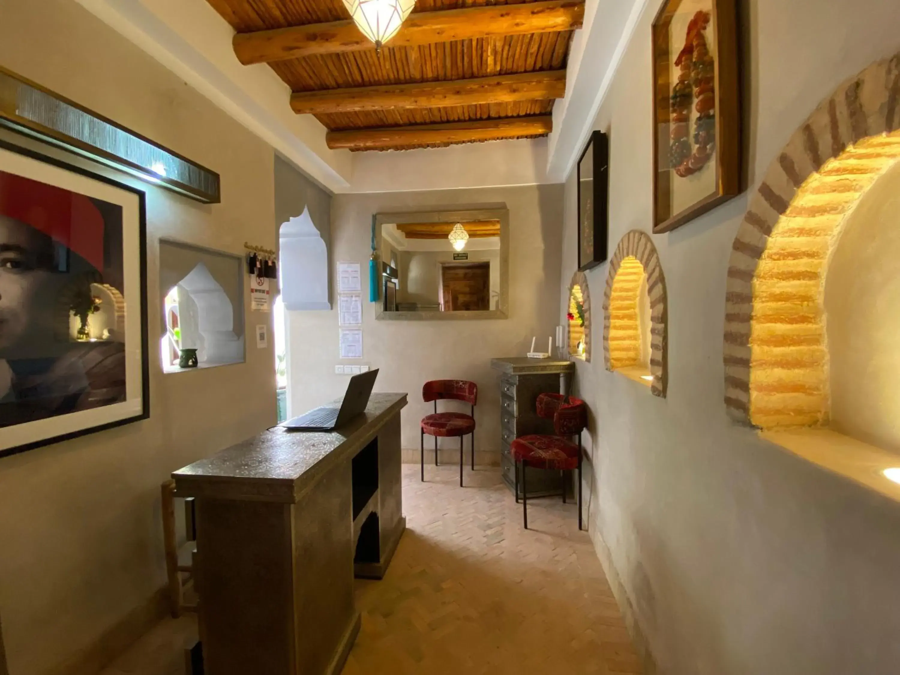 Lobby or reception in Riad Bab Yacout & SPA Lobby or reception in Riad Bab Yacout & SPA