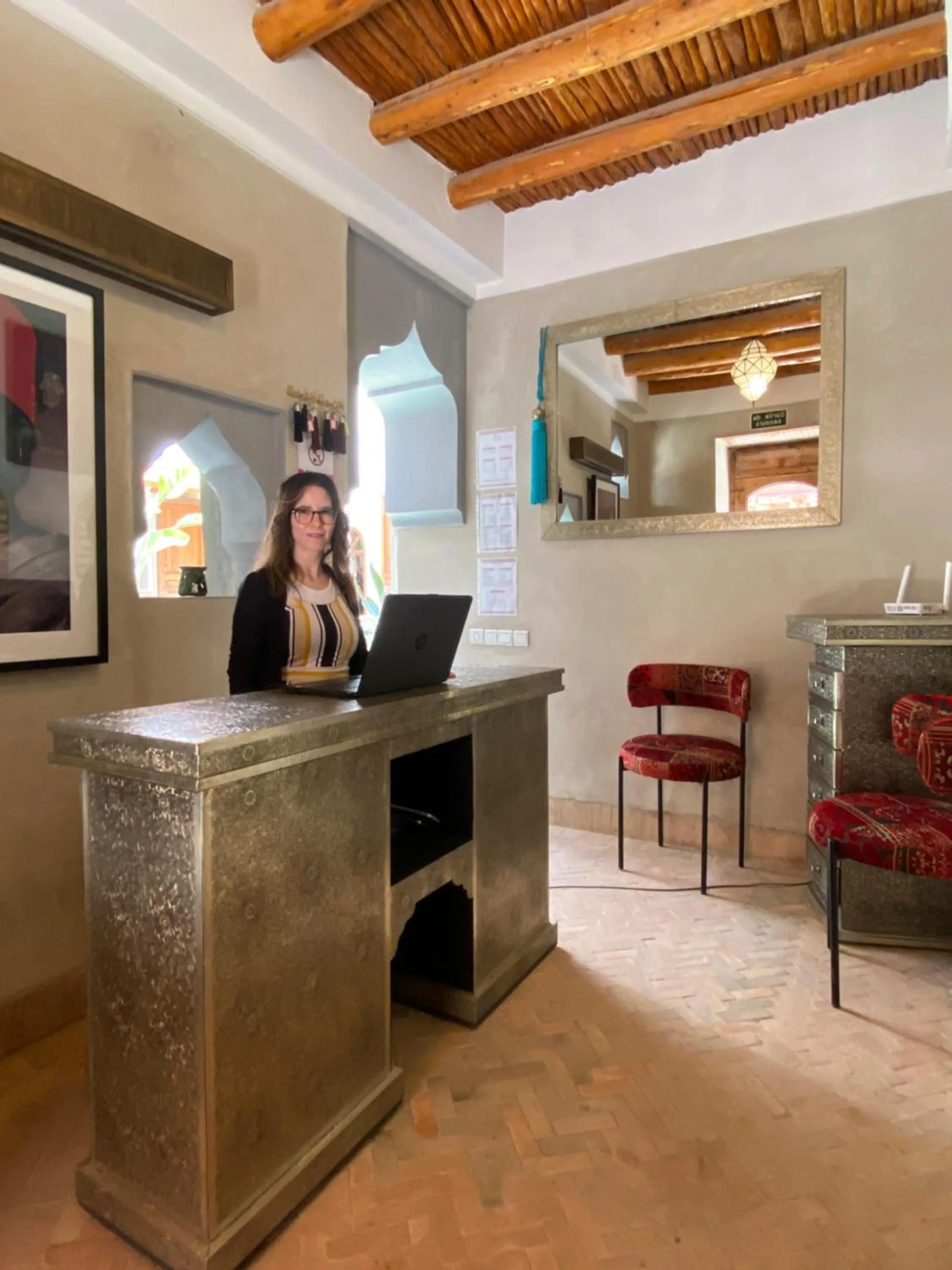 Lobby or reception in Riad Bab Yacout & SPA