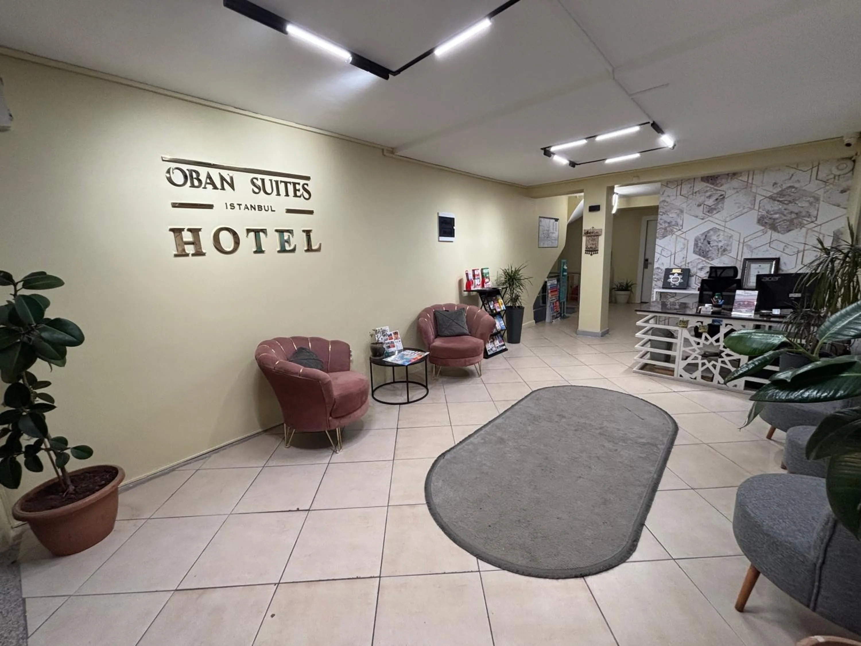 Lobby or reception in Oban Suites Istanbul