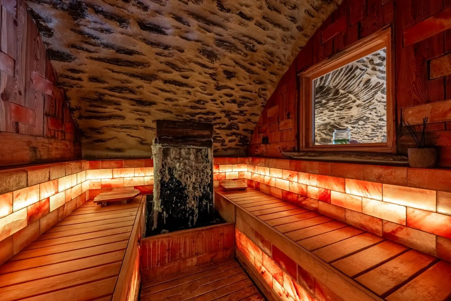 Steam room in Brieis Relais Alpino
