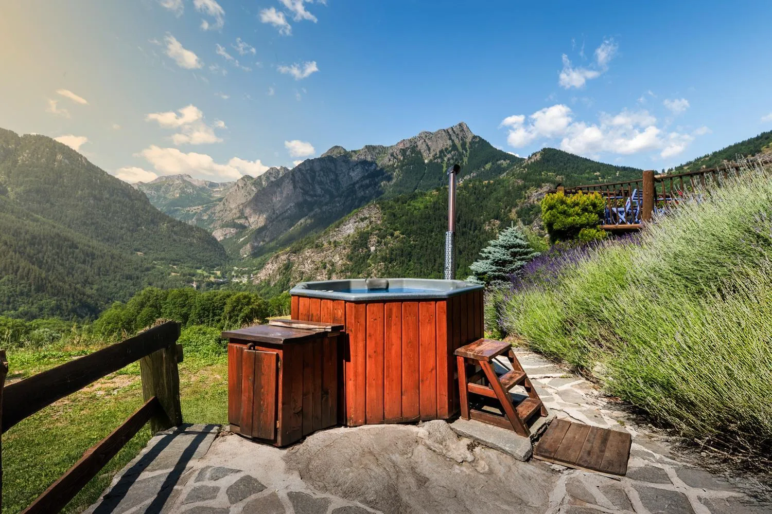 Hot Tub in Brieis Relais Alpino