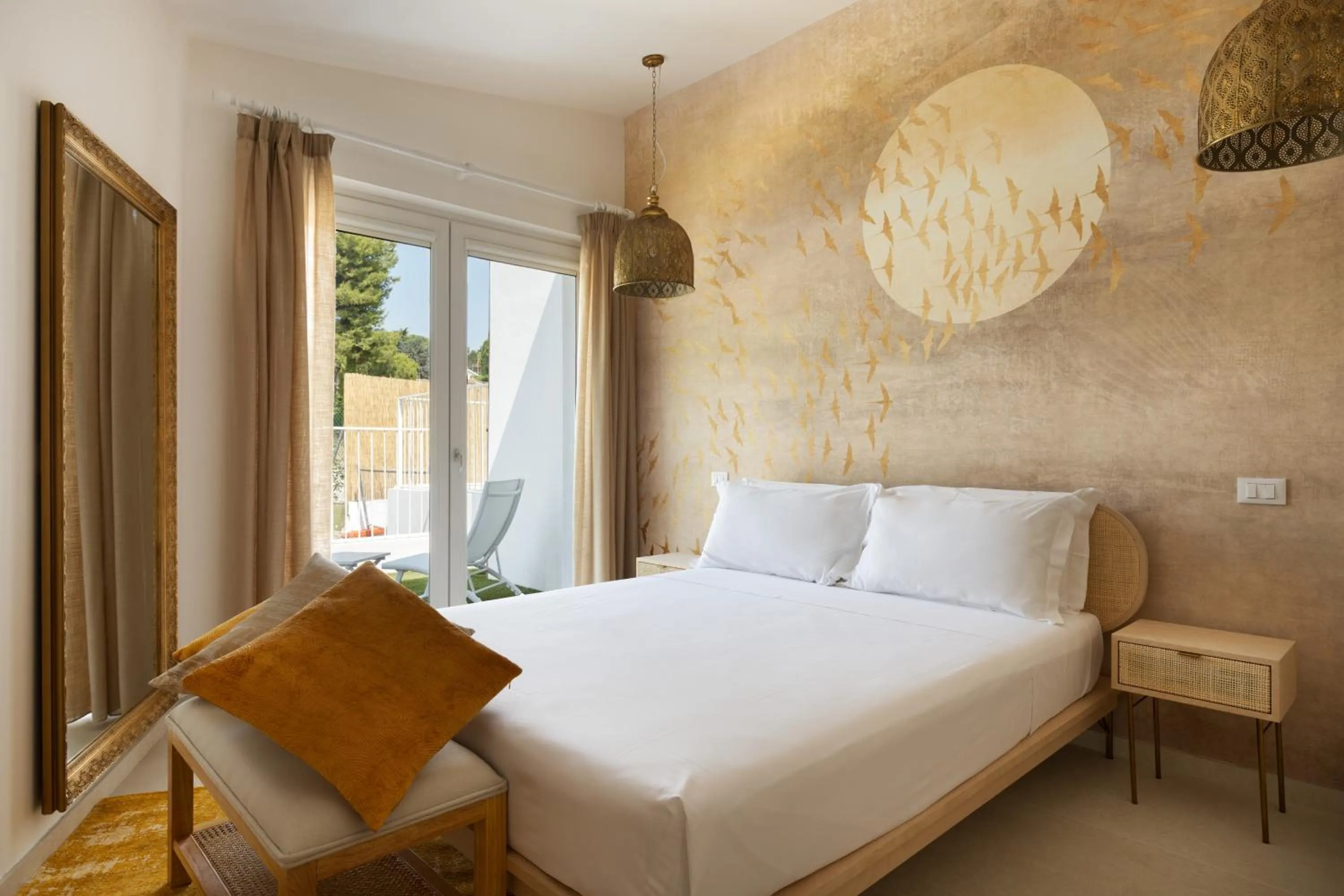 Bed in Nu Aria Taunus Relais