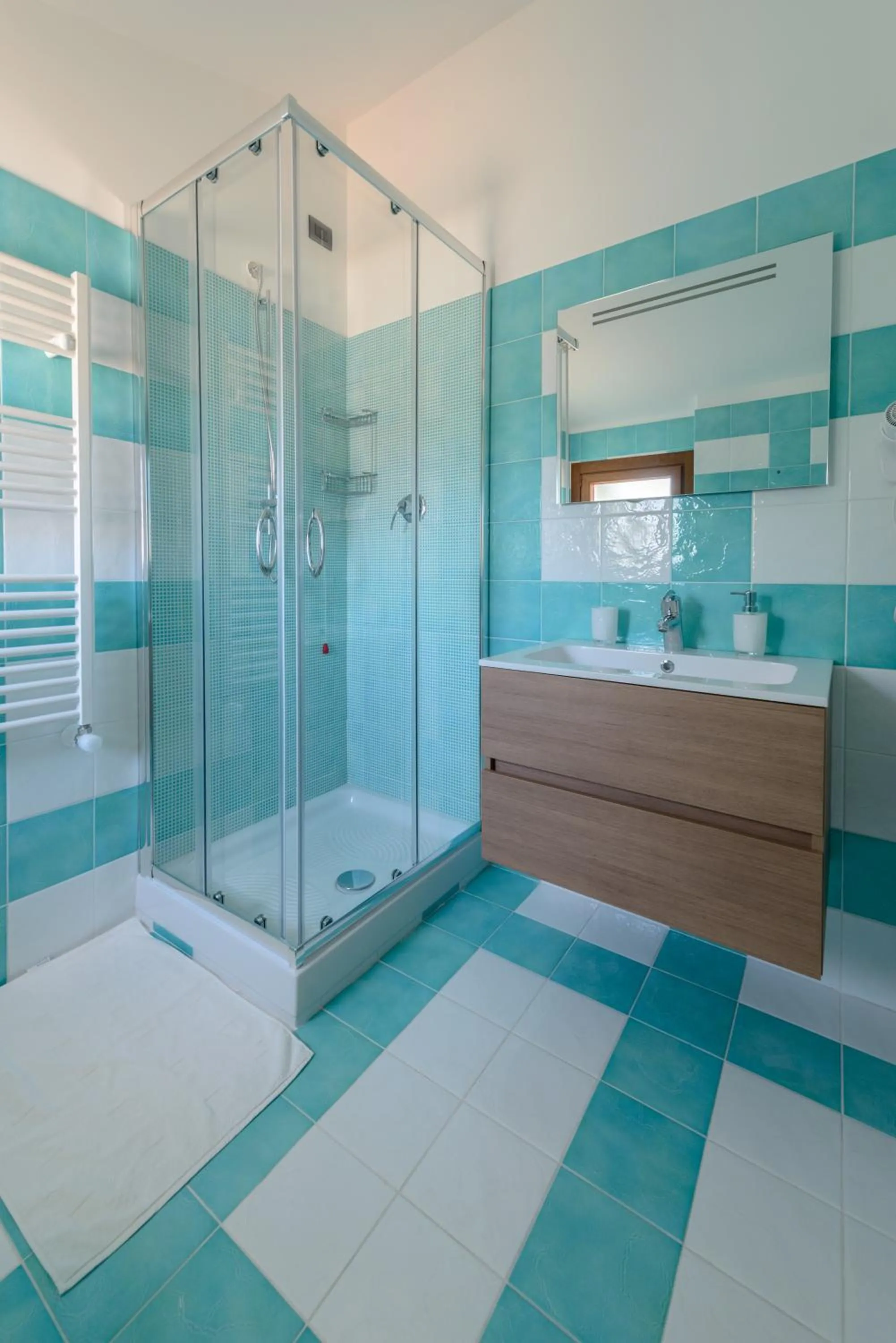 Shower in La Bifora b&b