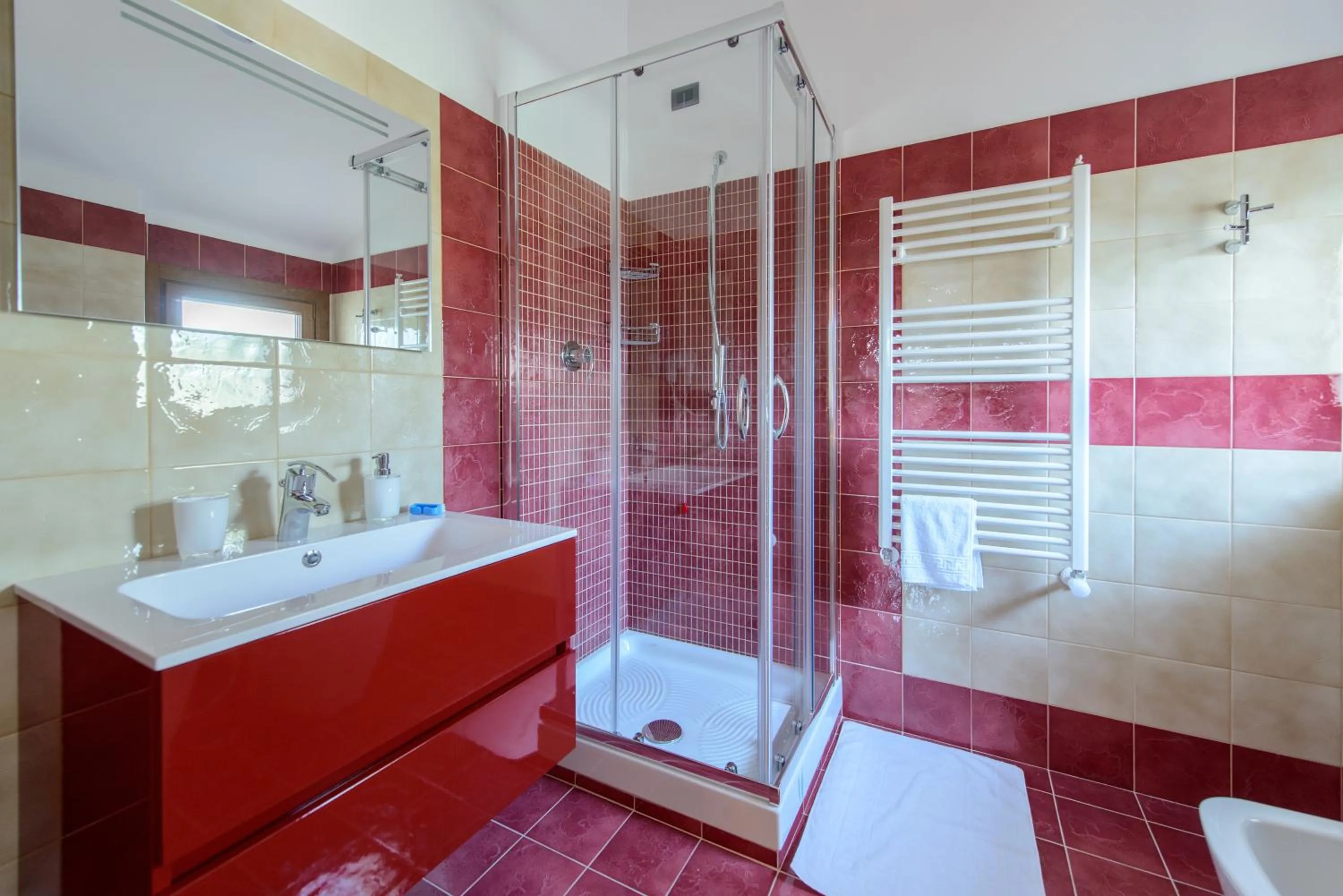 Shower in La Bifora b&b