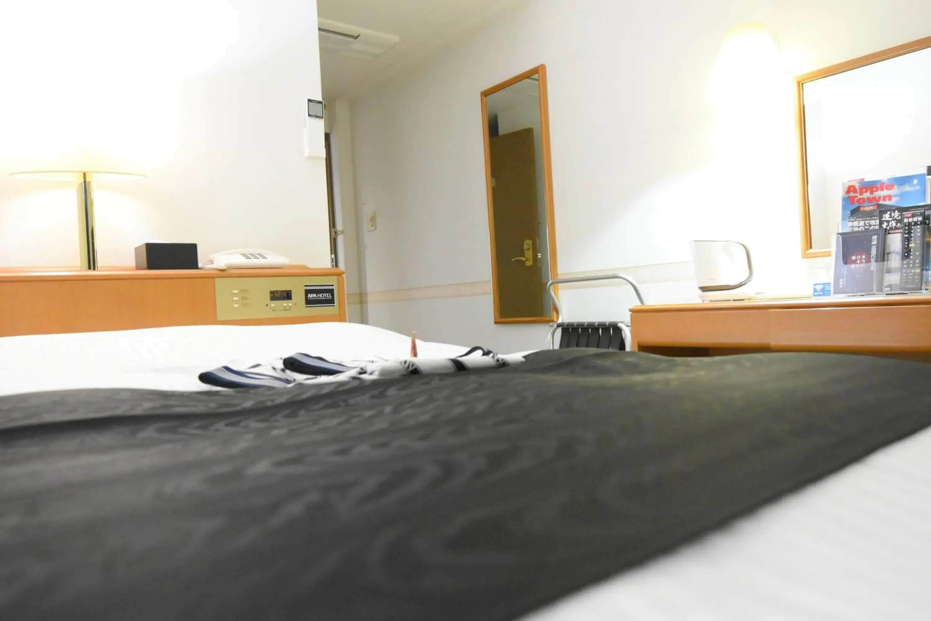 Bed in APA Hotel Miyazaki Miyakonojo Ekimae Bed in APA Hotel Miyazaki Miyakonojo Ekimae
