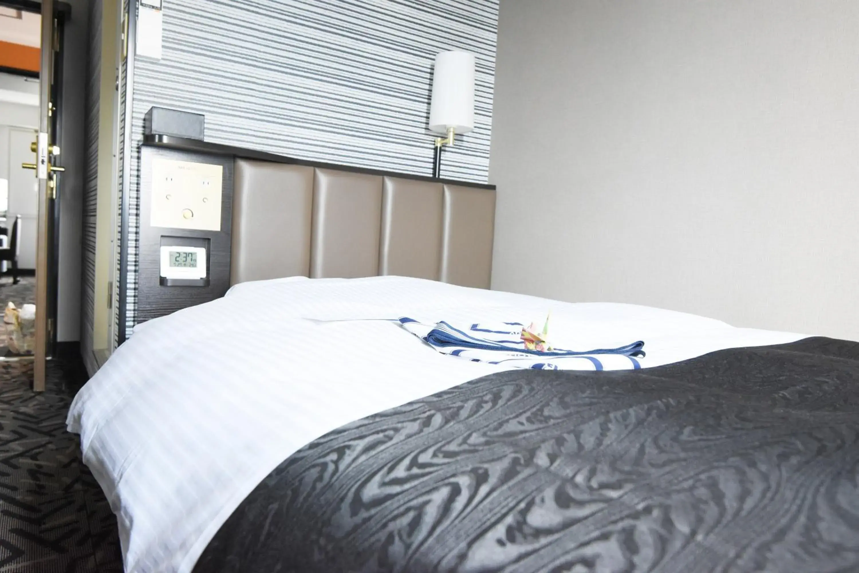 Bed in APA Hotel Miyazaki Miyakonojo Ekimae Bed in APA Hotel Miyazaki Miyakonojo Ekimae