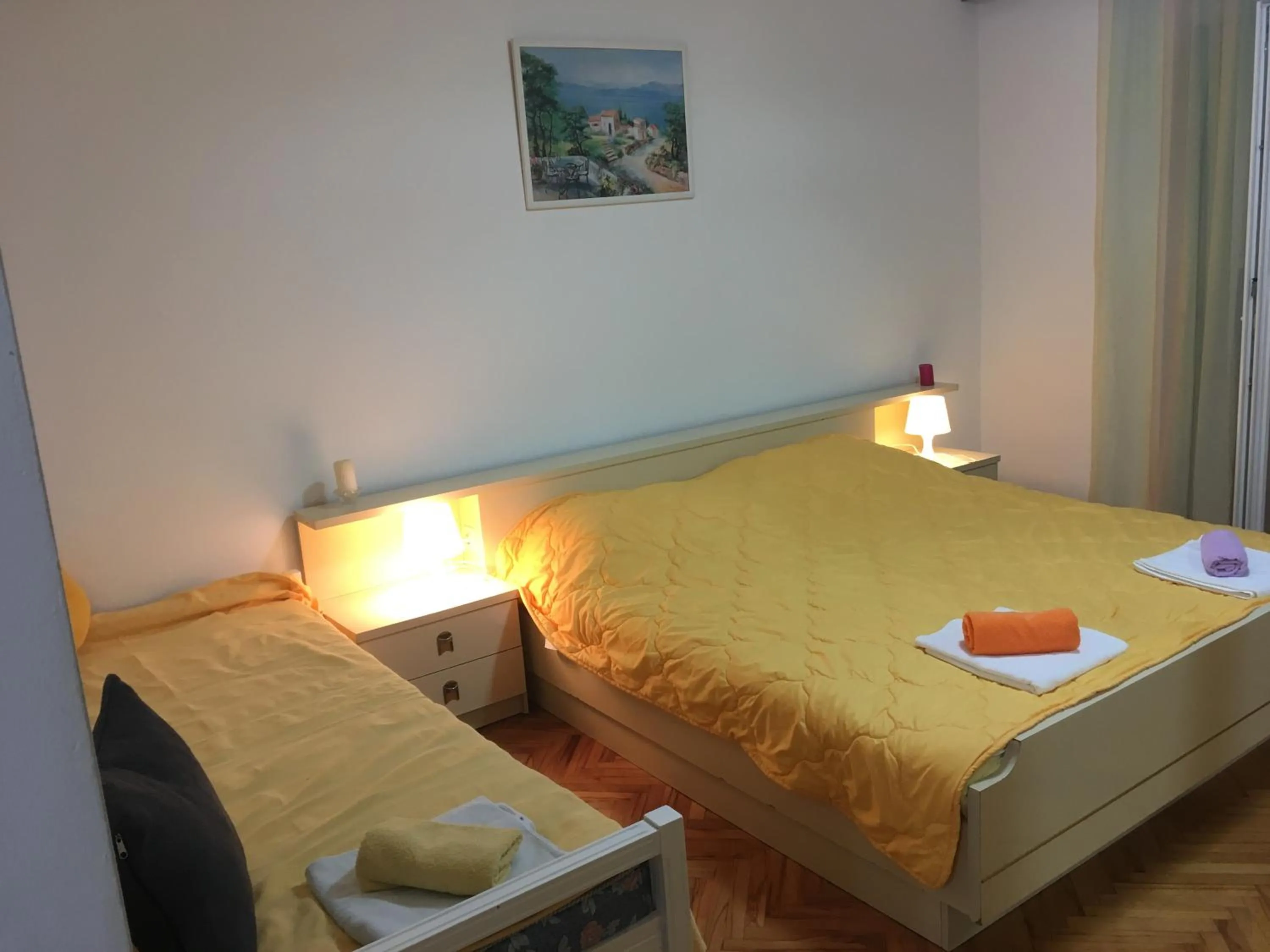 Bed in Apartments Paco & Bony