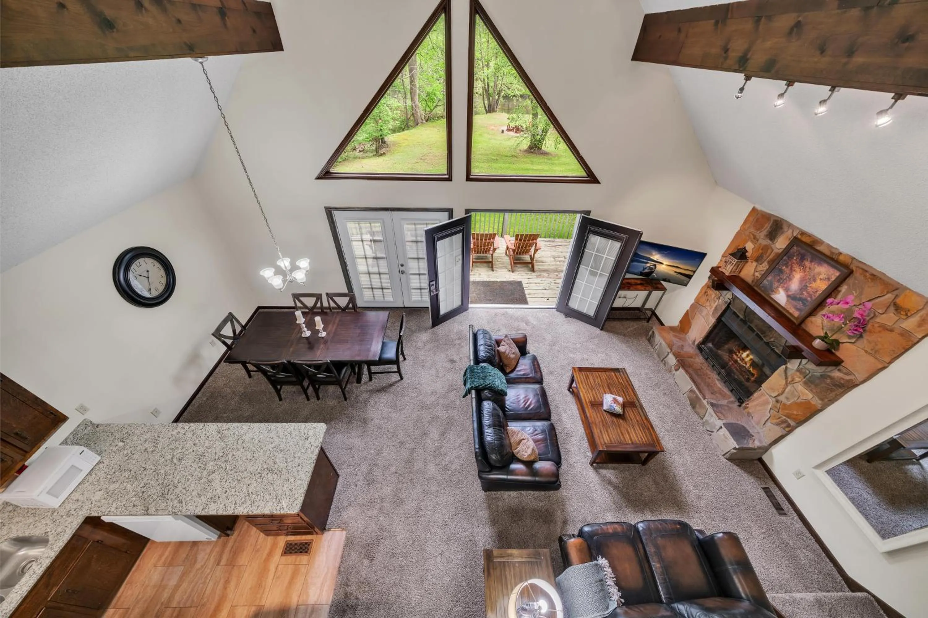 Bird's eye view in Coosawattee River Resort