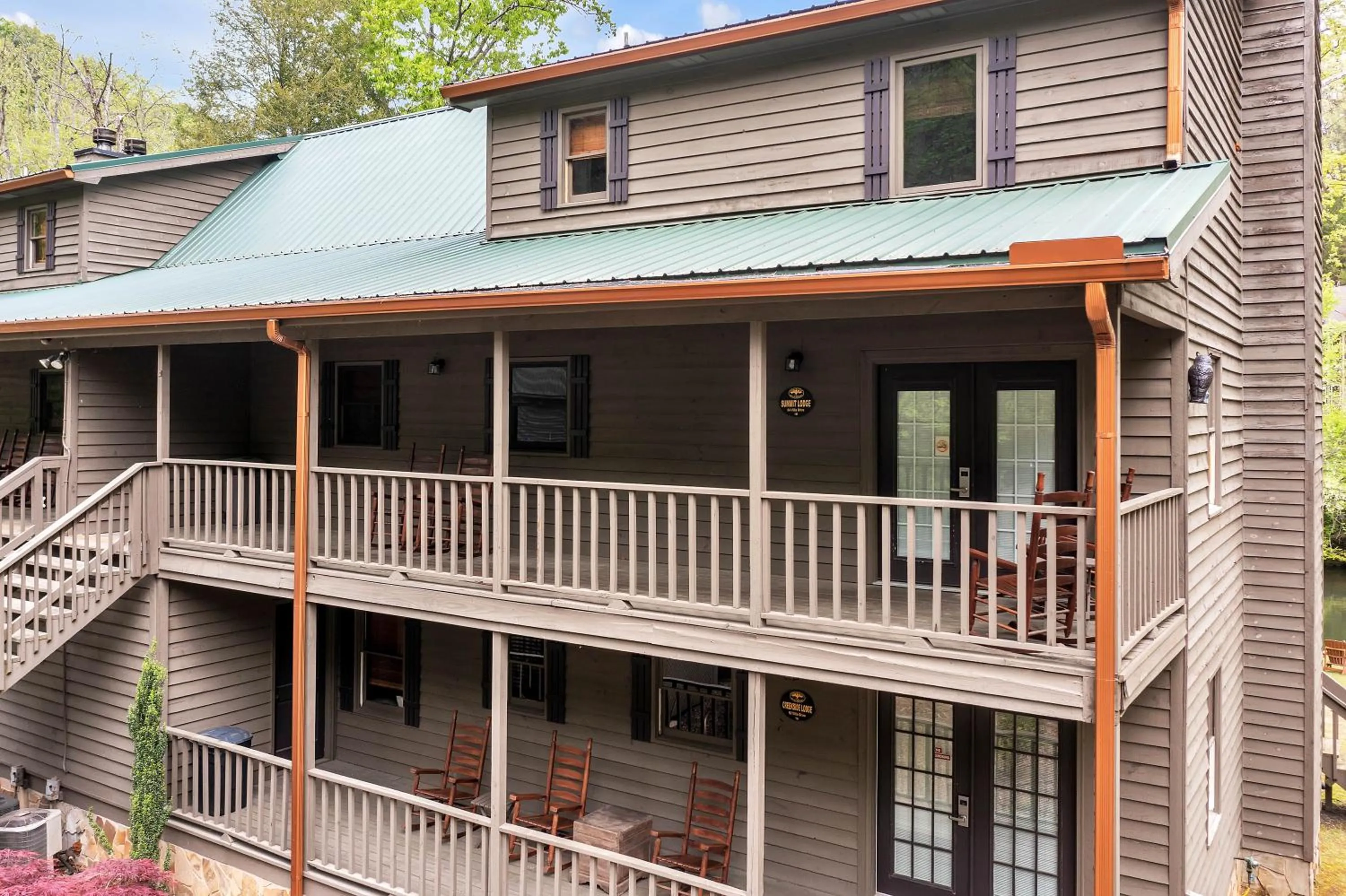 Balcony/Terrace in Coosawattee River Resort